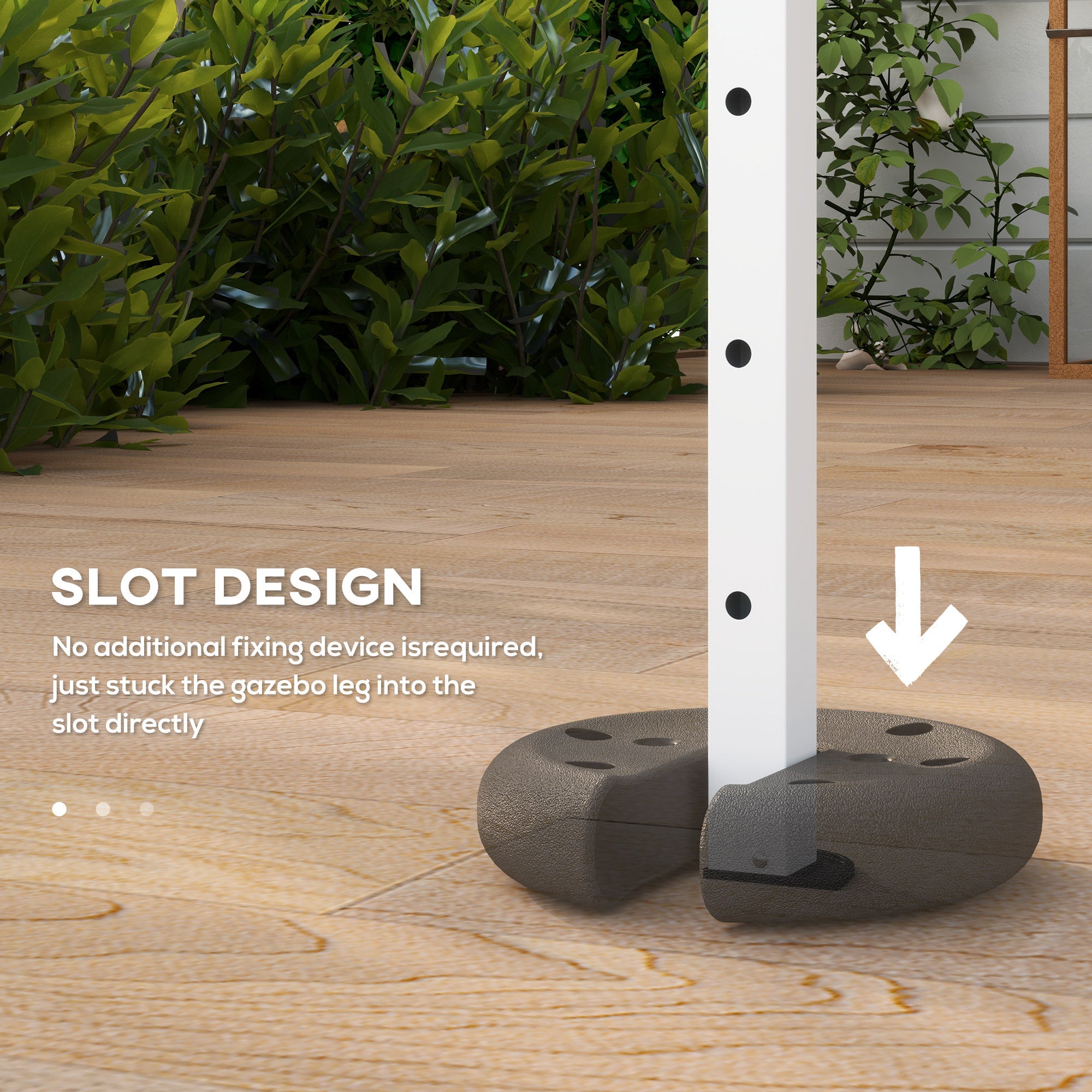 Pop up Canopy Tent Weights, 4 Pc Leg Weights for Marquee Outdoor Canopy, 8.8KG