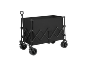 Beach Wagon Collapsible with Big Wheels Heavy Duty Black