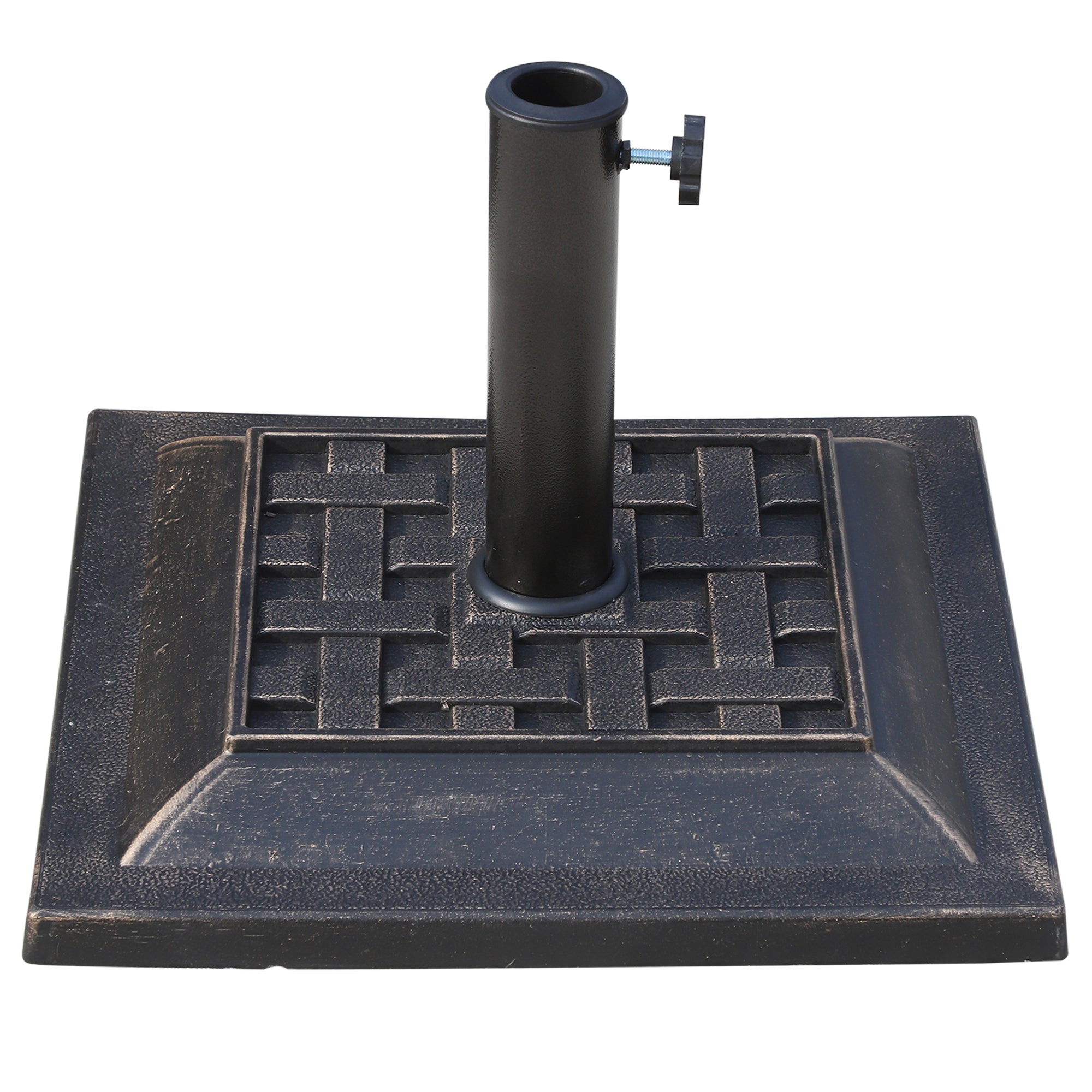 Parasol Base 9kg Stable & Weatherproof Polyester Resin Bronze