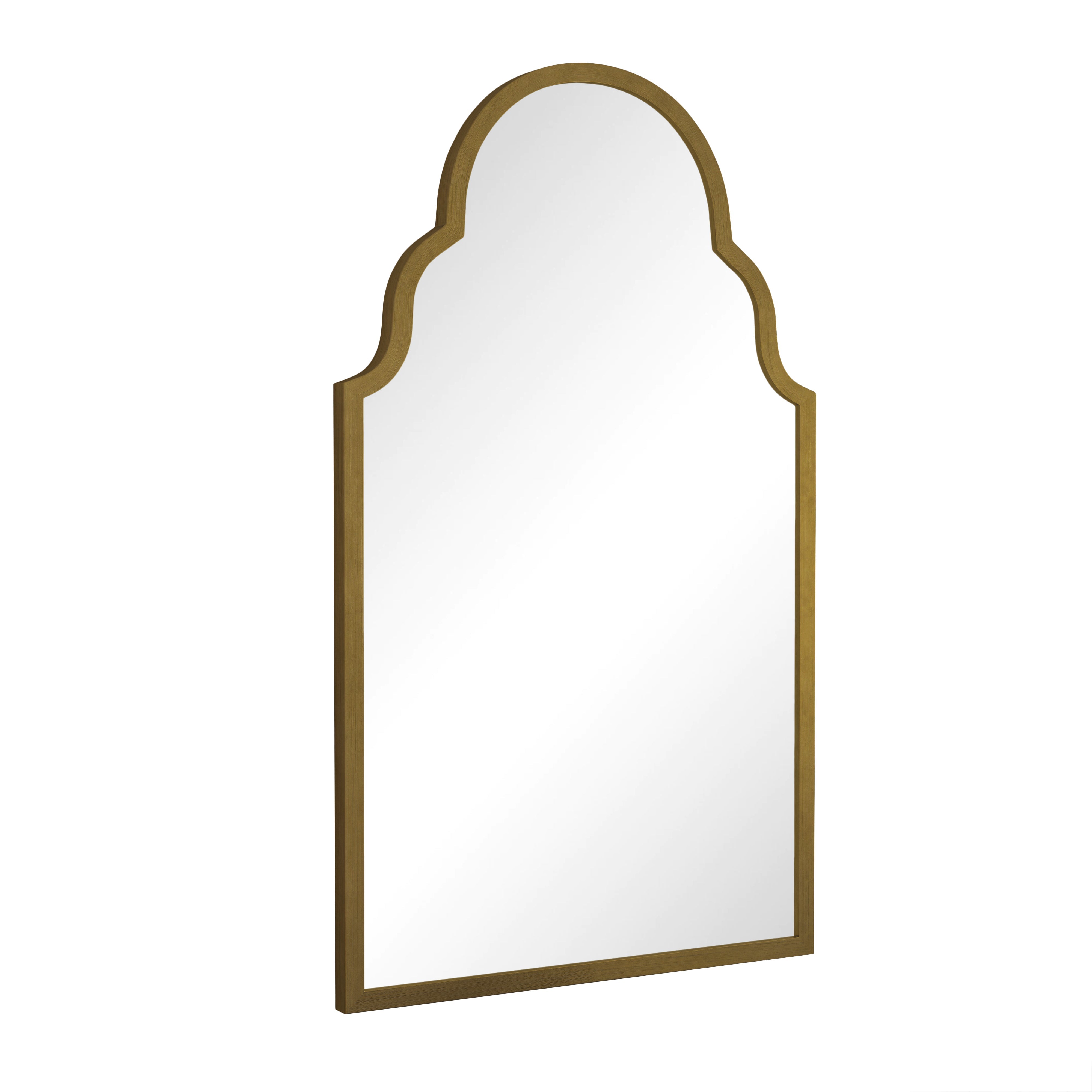 Rectangular Mirror, 61x101CM Wall Metal Frame, Bronze