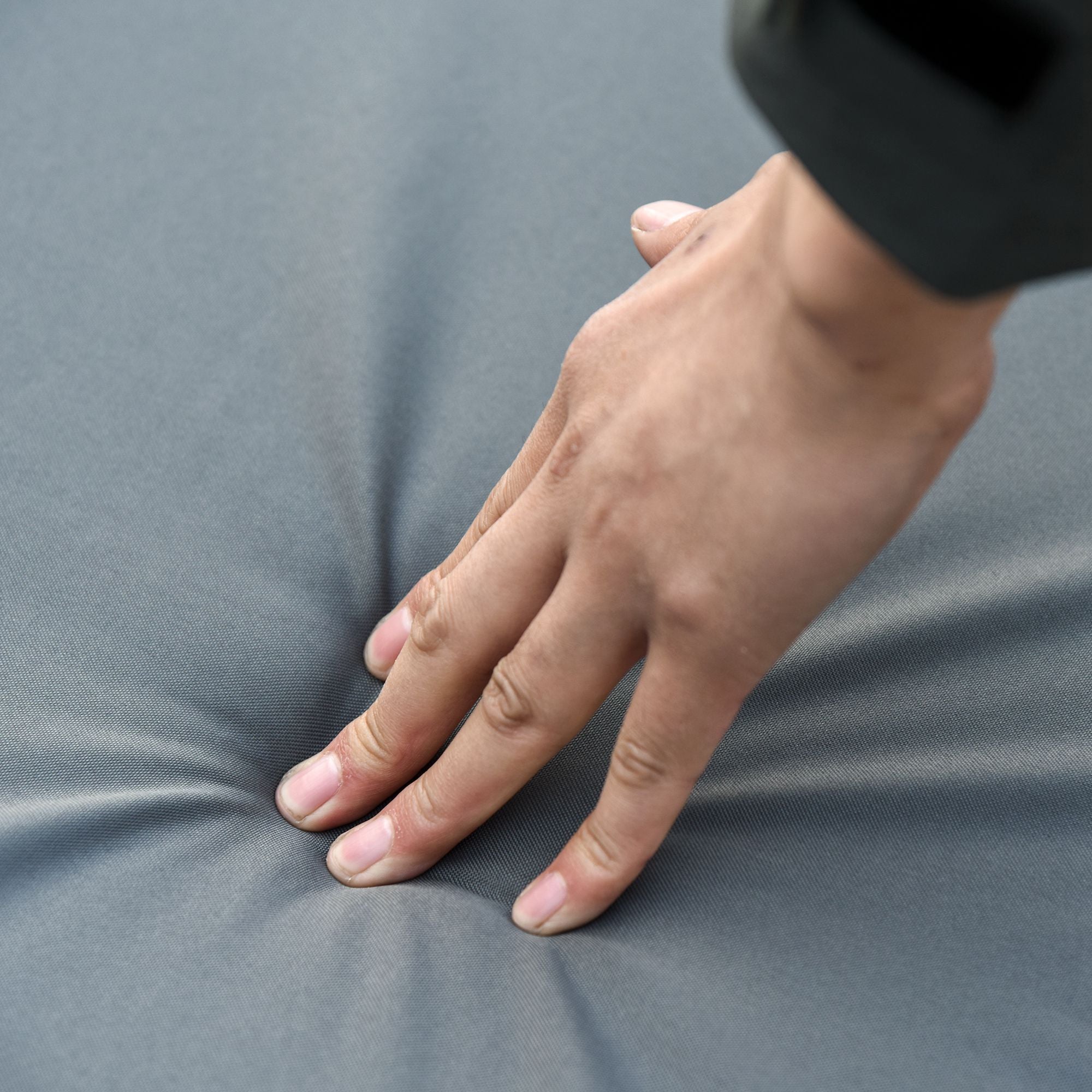 6 PC Rattan Sofa Set Sectional Wicker Weave with Coffee Table and Cushions Grey