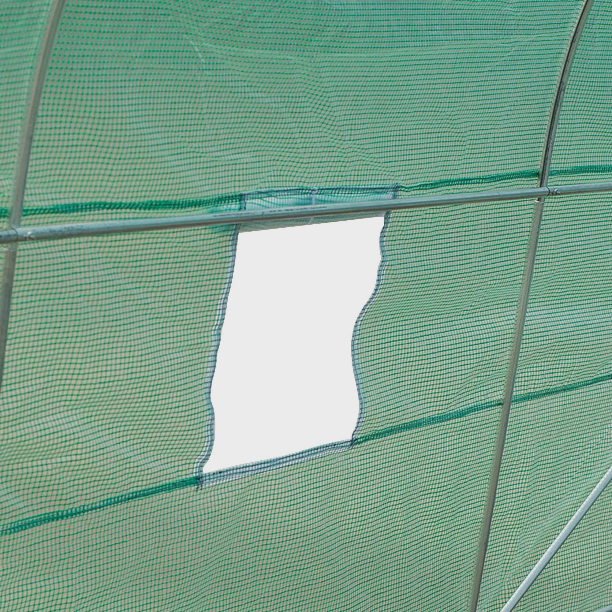 Polytunnel Greenhouse/Tomato Greenhouse with Window 445x190x200cm, Green