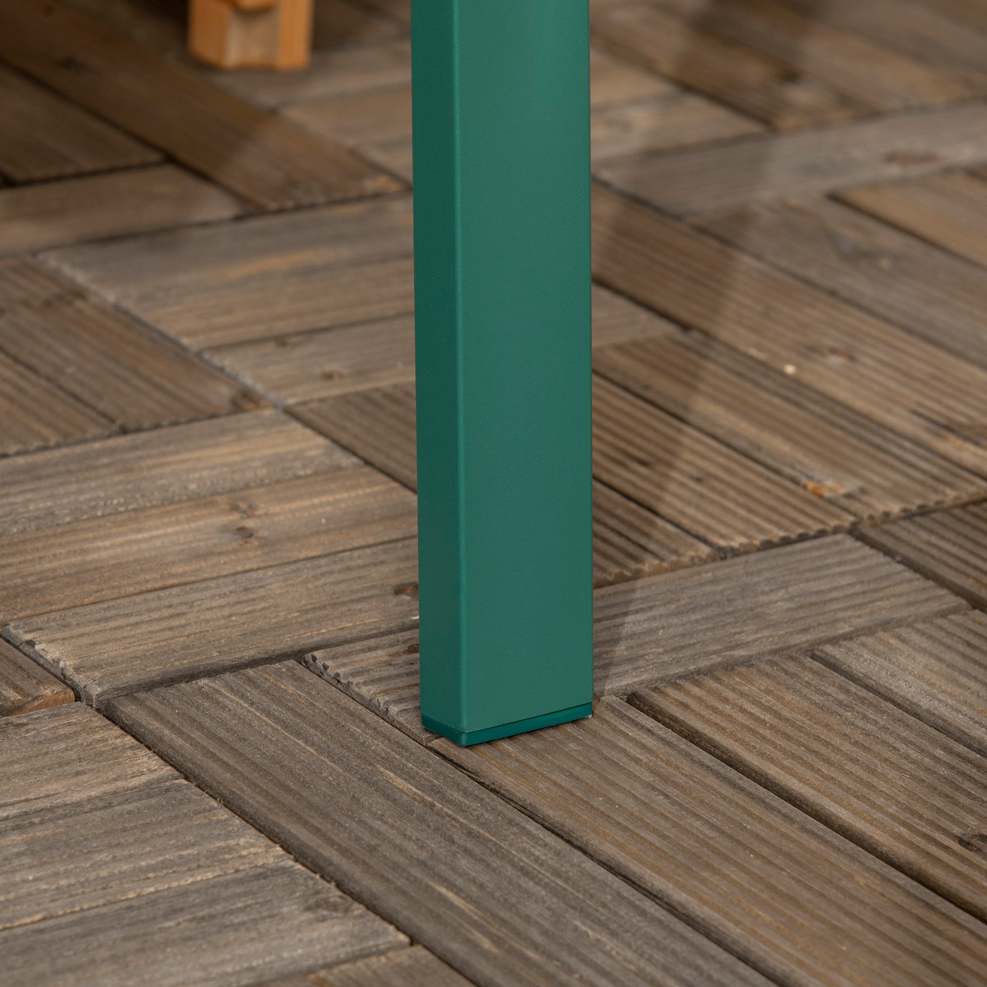 Garden Bench, 280 kg Load Capacity Weatherproof, Dark Green