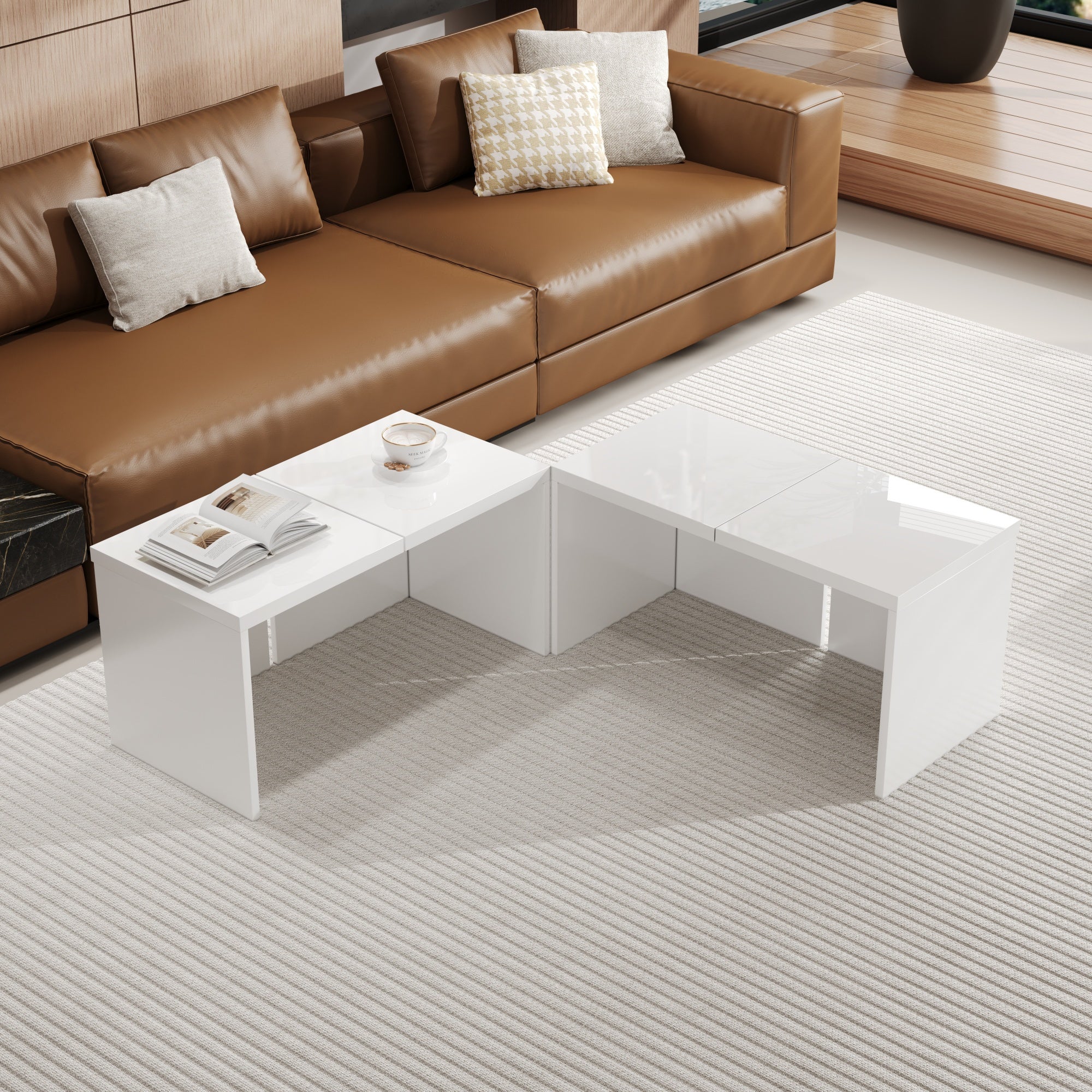Coffee Table, DIY High Gloss Free Combination