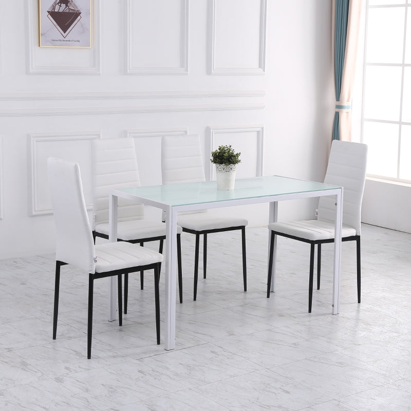 Dining Table 120x60cm Modern Design - White