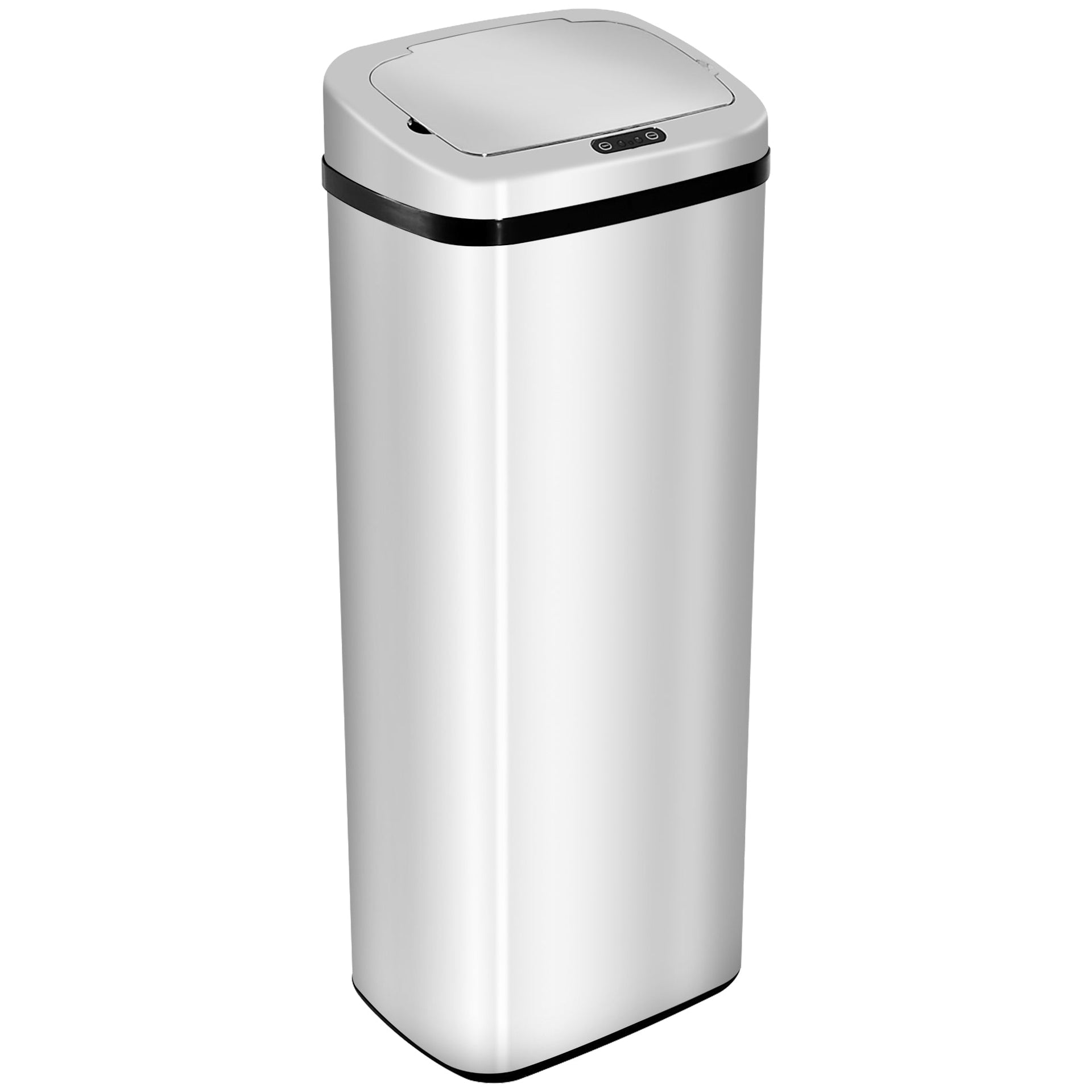 AutomaticTrashCanwithSensor,KitchenWasteBin,StainlessSteel,Silver(50L)