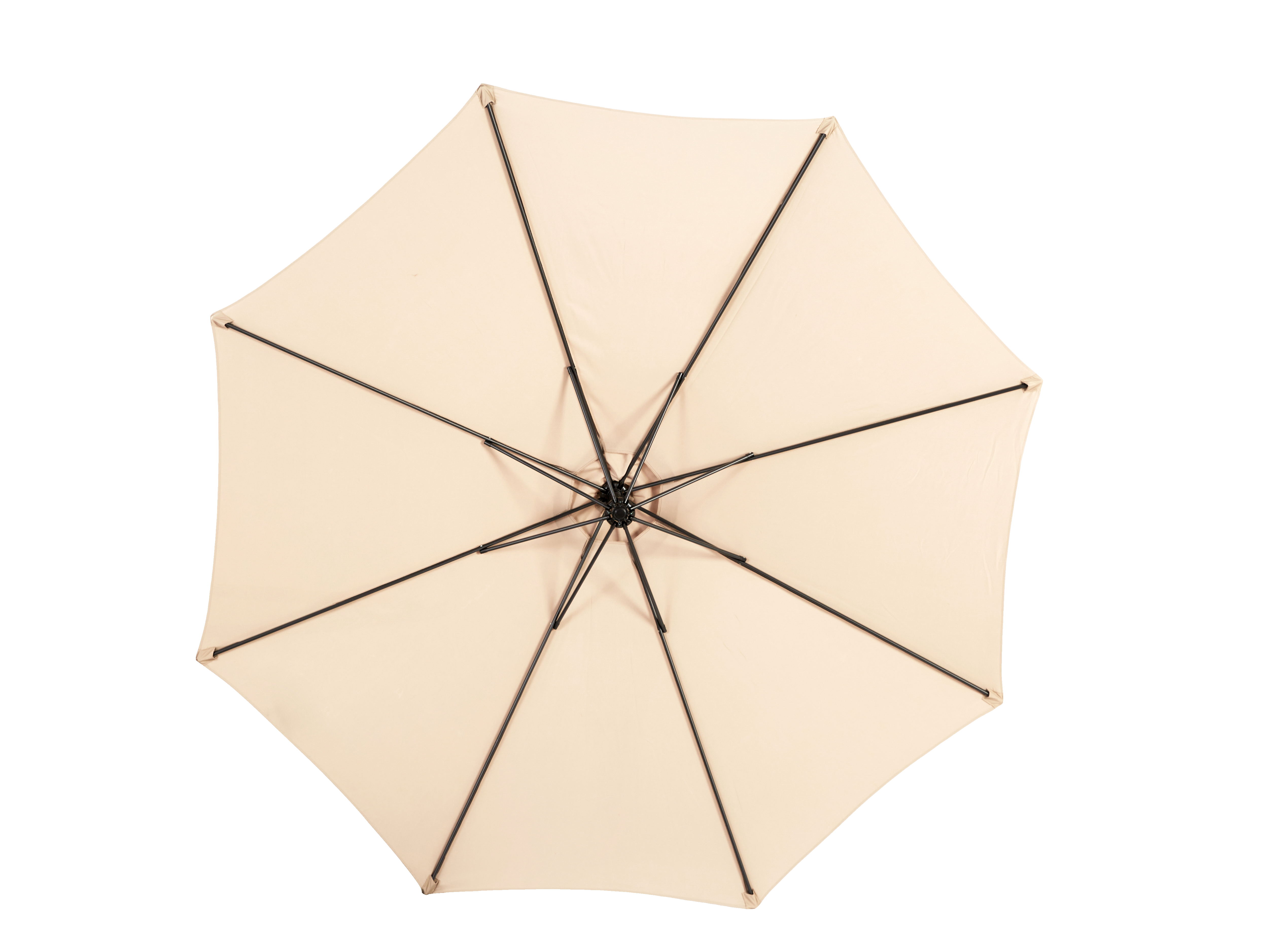Outdoor Umbrella 14.8 Ft Double Sided Rectangular Large with Crank, Khaki