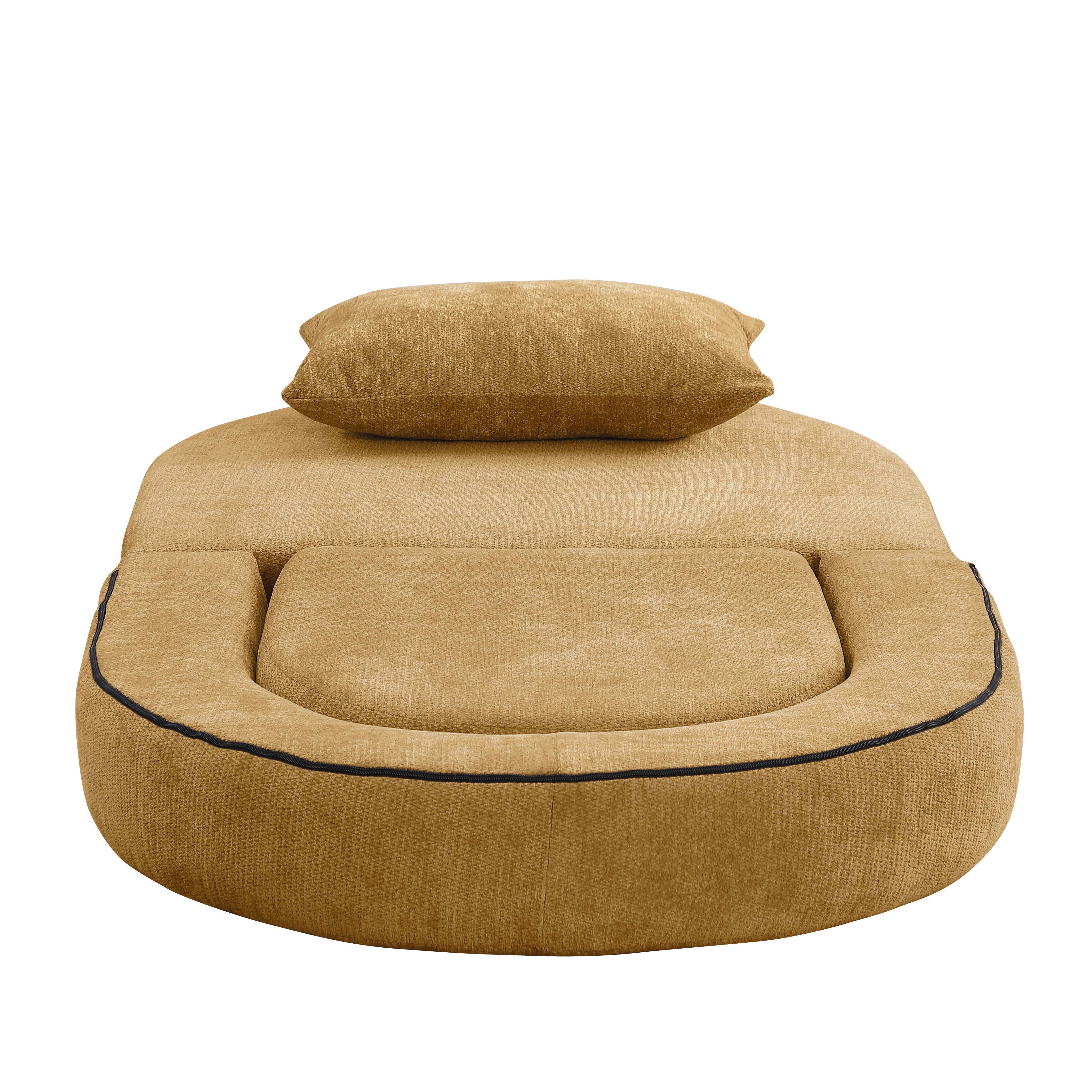 Compressed Foldable Mattress Sofa Bed, Convertible, Removable Arms, Non-Slip