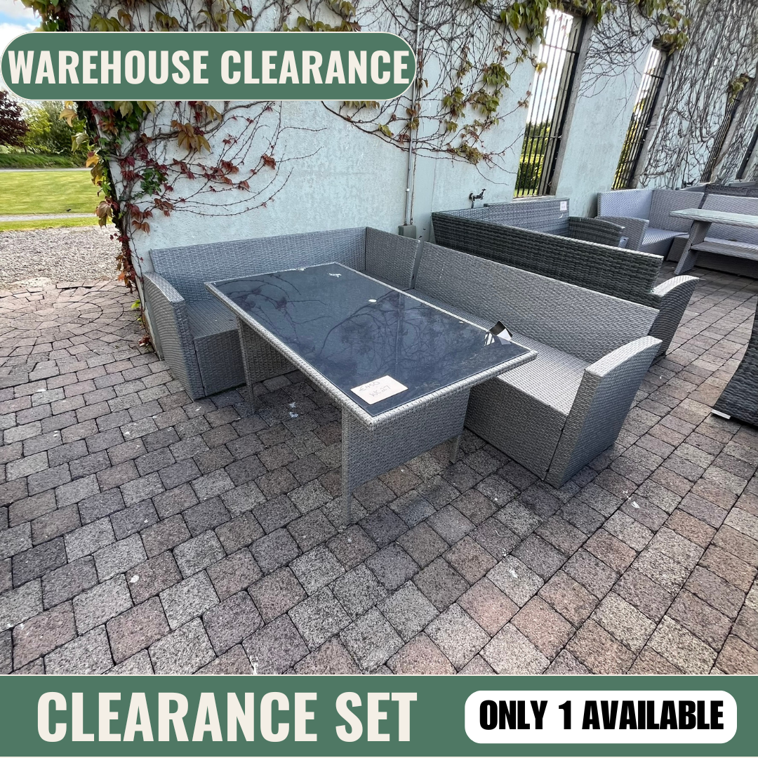 California Casual Dining Set (Grey) - Clearance