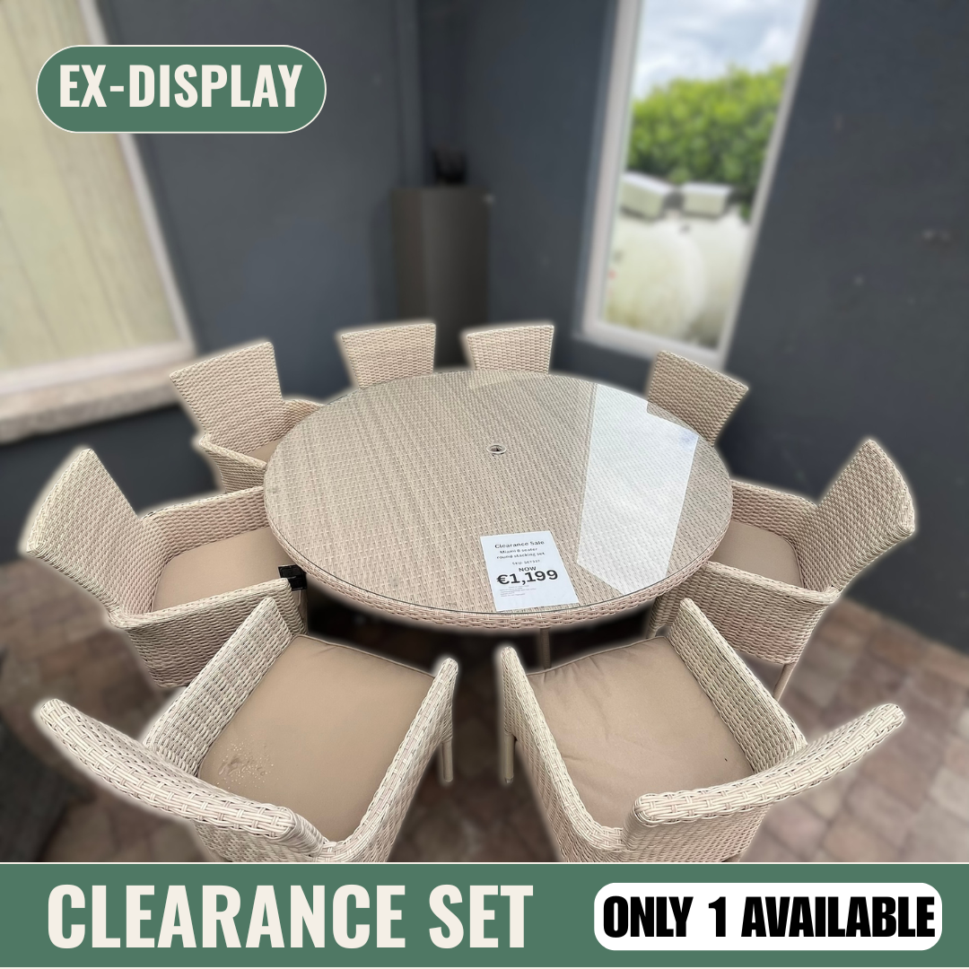 Miami - 8 Seater Round Stacking Set