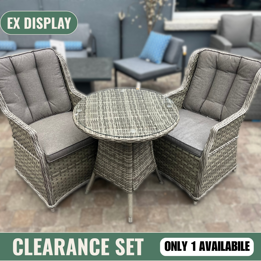 Bali Oxford Bistro Set - Clearance