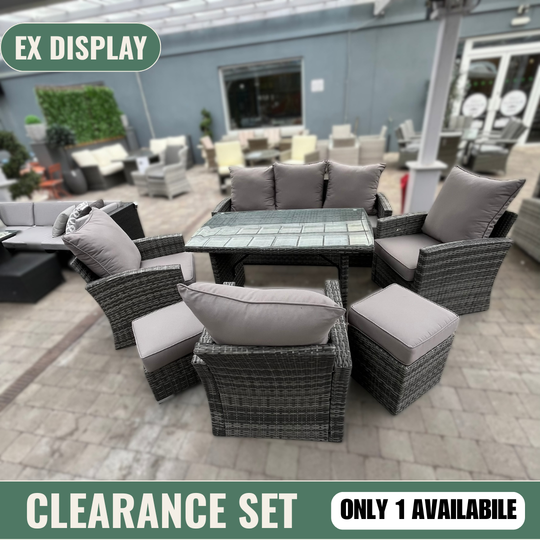 Santiago Sofa Set With Chairs - Clearance