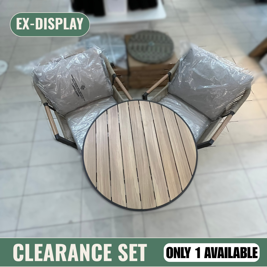 Bali Alu Bistro Set - Clearance
