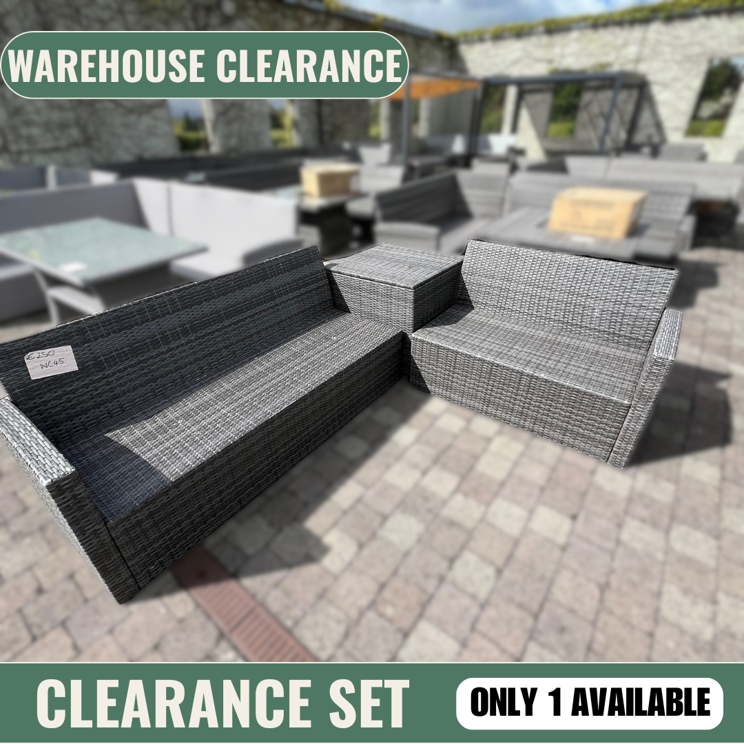 Santiago Corner Sofa & Storage Box - Clearance