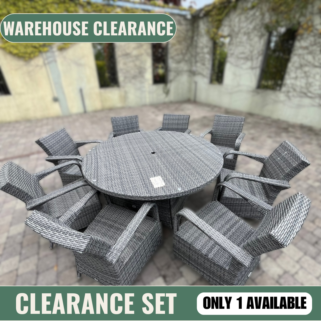 Gardina 8 Seater Round Set - Clearance