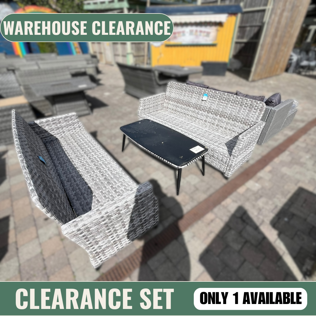 Venice Sofa Set with Table - Clearance