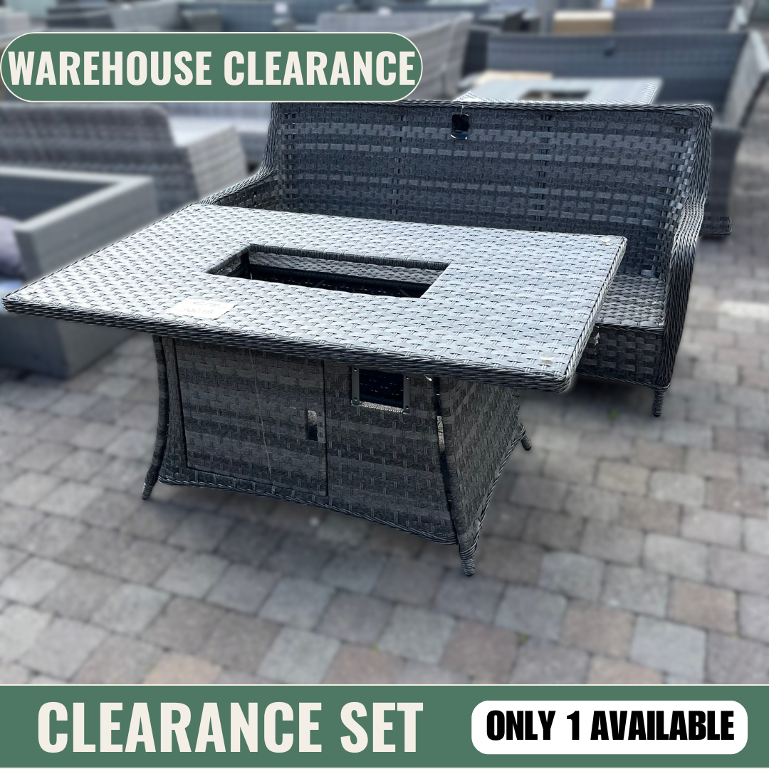 Boston 3 Seater Table and Sofa - Clearance