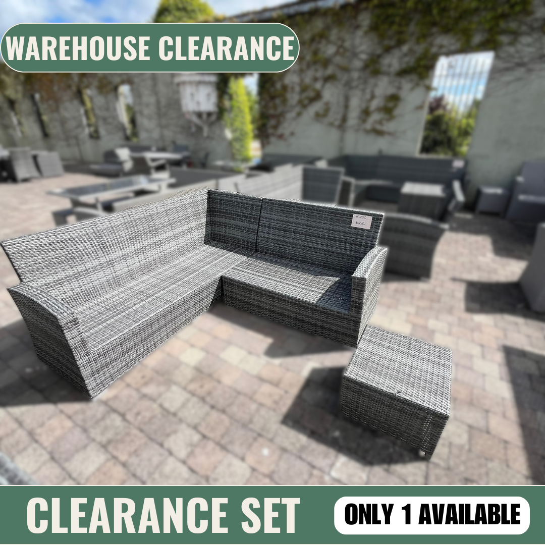Oxford Corner Sofa & Footstool- Clearance