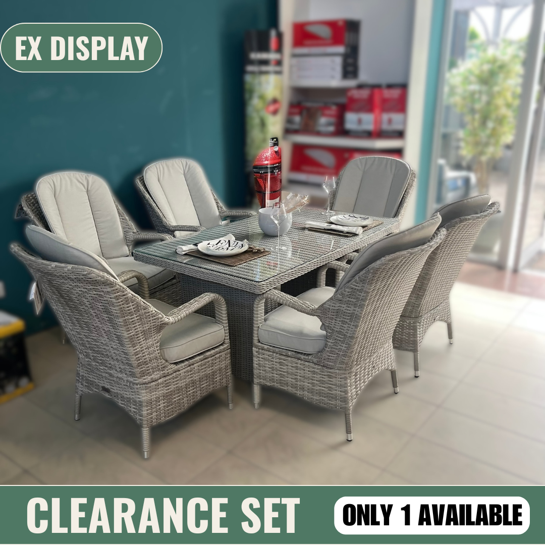 Parma 6 Seater (Rectangular)- Clearance