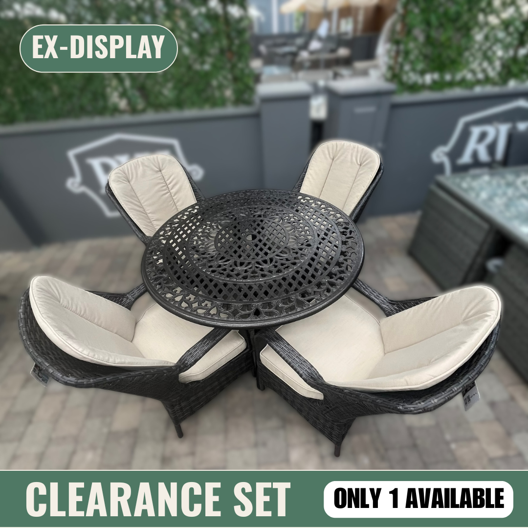 Lyon/Chambury 4-Seater Set - Clearance