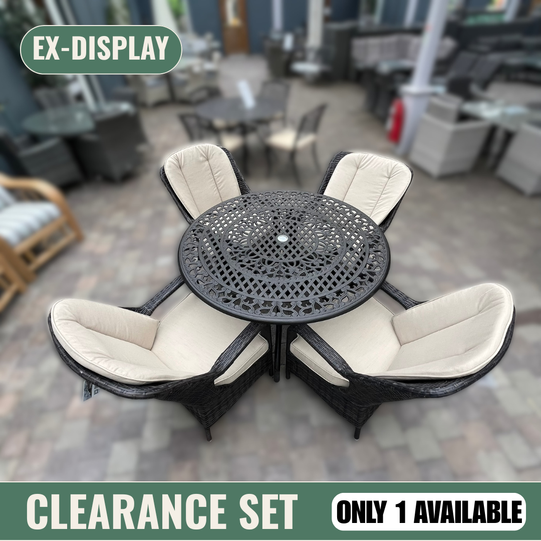 Chambury/Lyon 4-Seater Set - Clearance