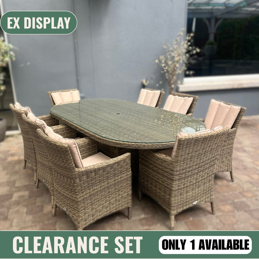 Dumont 8 Seater Set (Oval) - Clearance