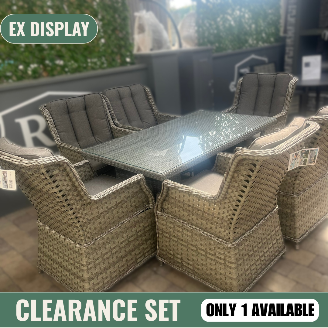 Bali 6 Seater Rectangle - Clearance