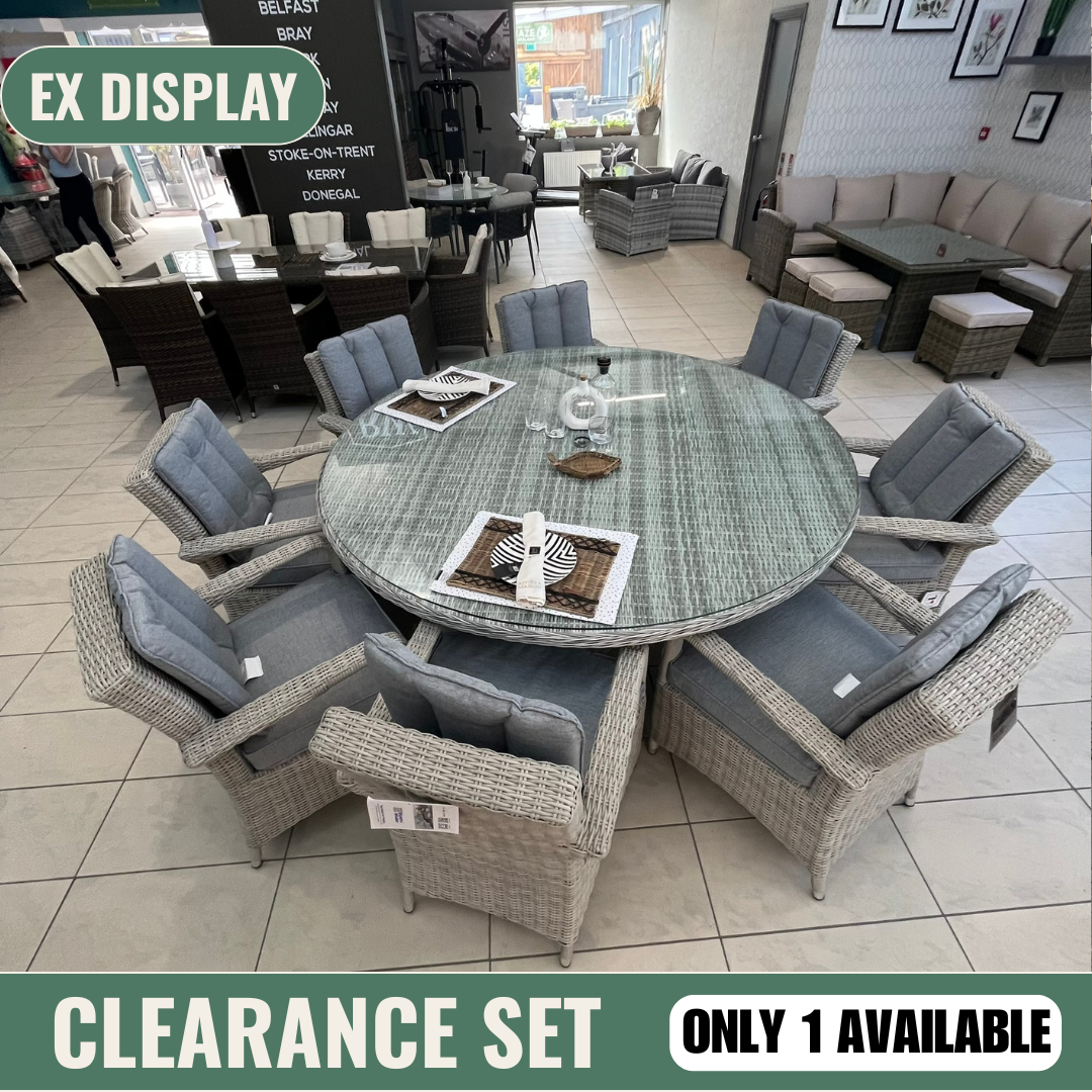 Sepino 8 Seater Round Set - Clearance