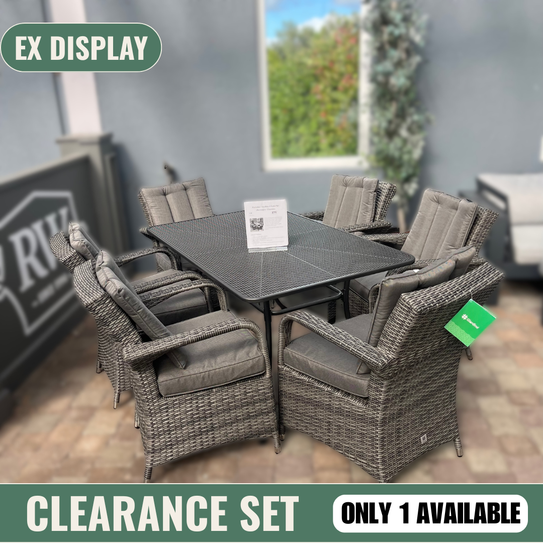 Portofino / Gardinia 6 Seater Set (Rectangle) - Clearance