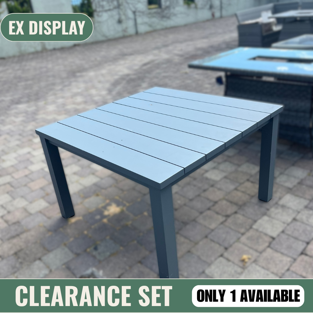 Square Aluminium Table - Clearance