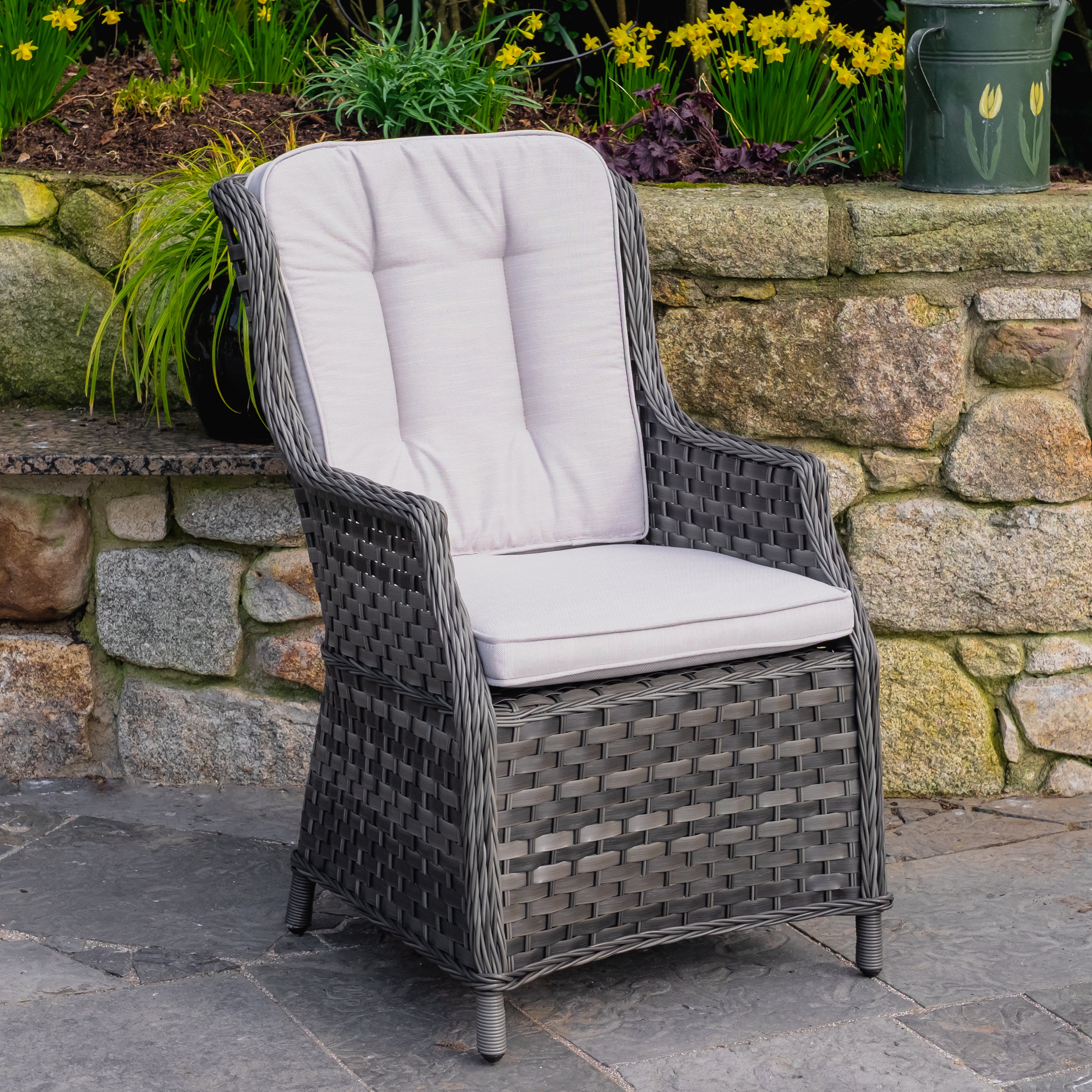 Ravenna - 6 Seat Rectangular Set (Grey)