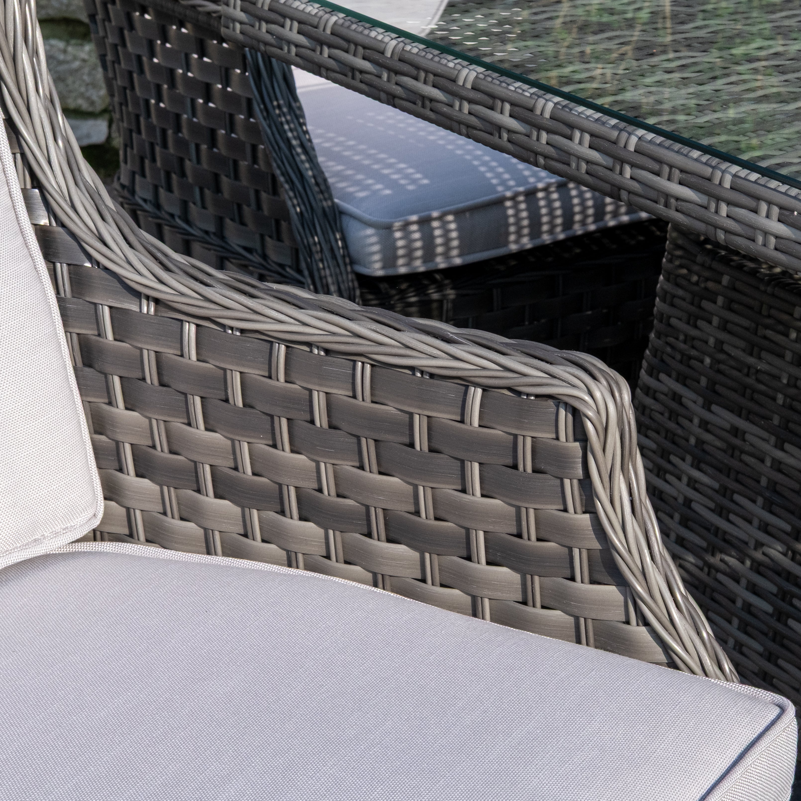 Ravenna - 6 Seat Rectangular Set (Grey)