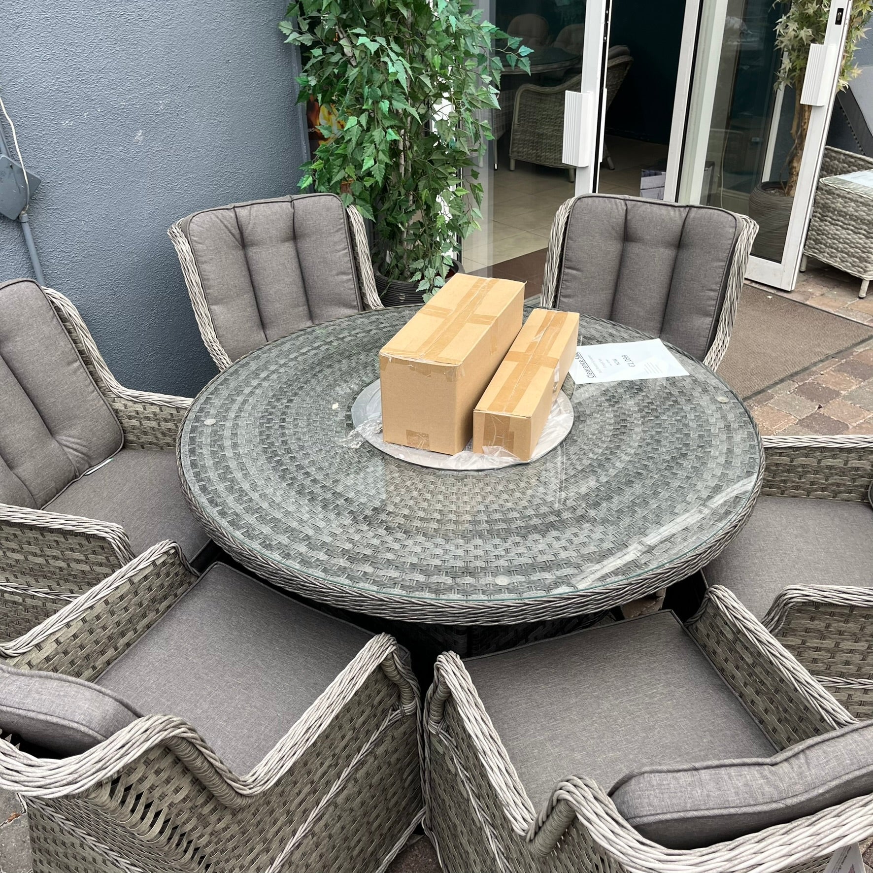 Bali / Boston 6 Seater - Fire pit Set - Clearance