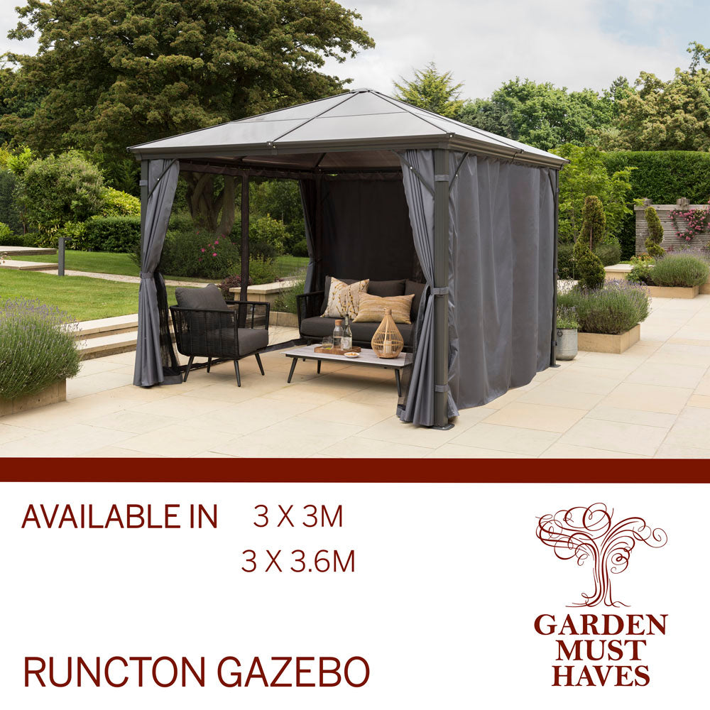 Runcton - 3.6m Polycarbonate Gazebo