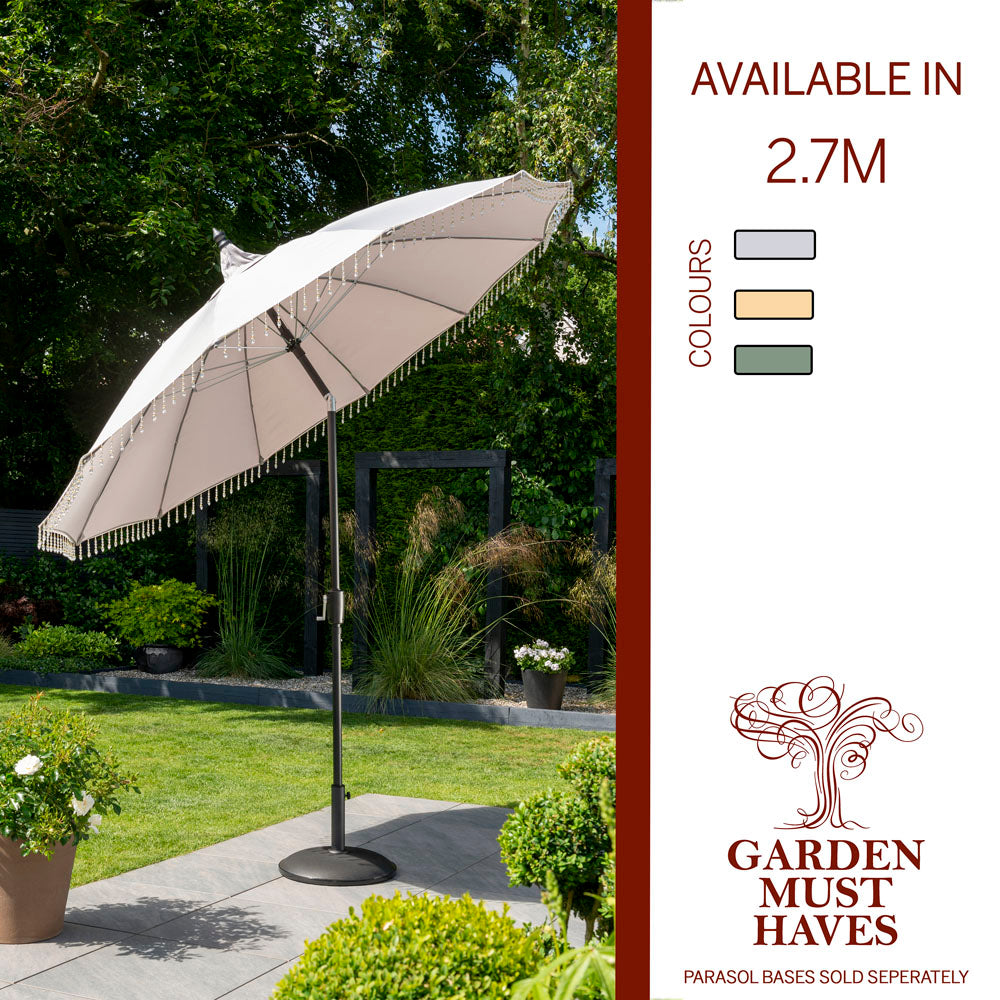 Carrousel - 2.5m Grey Parasol