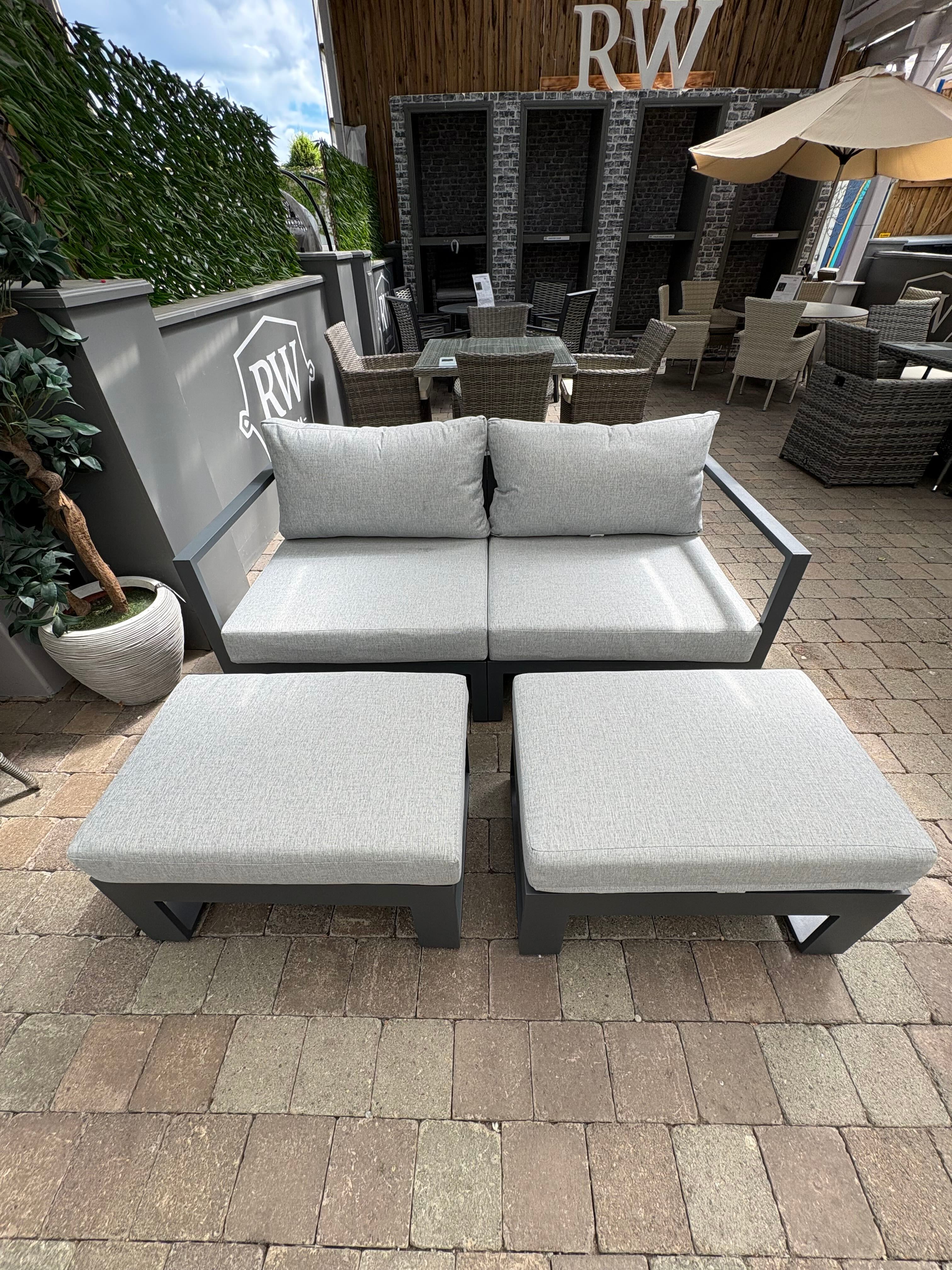 Portofino 2 seater sofa set - Clearance