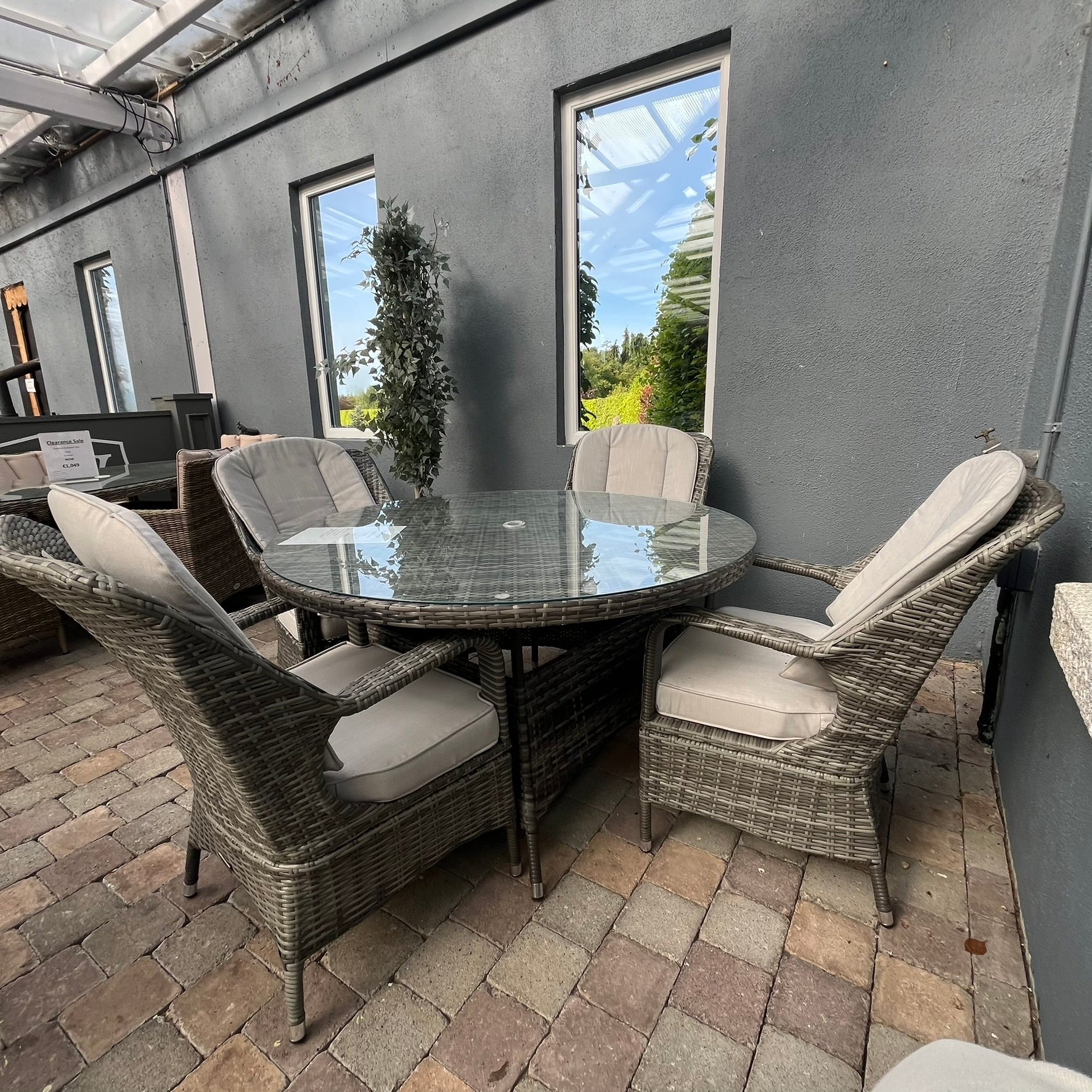 Parma 4-Seater Dining Set  - Clearance