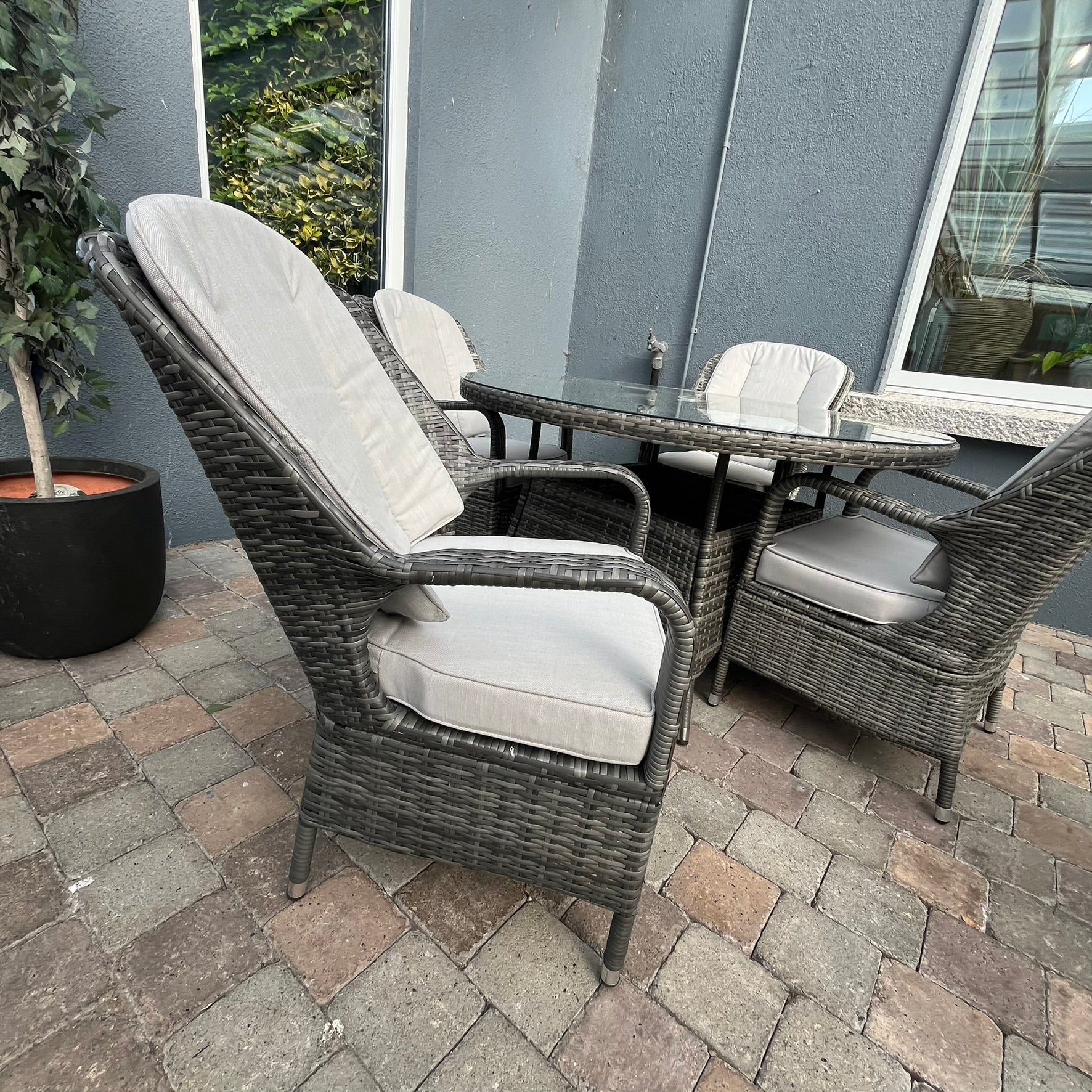 Parma 4-Seater Dining Set  - Clearance