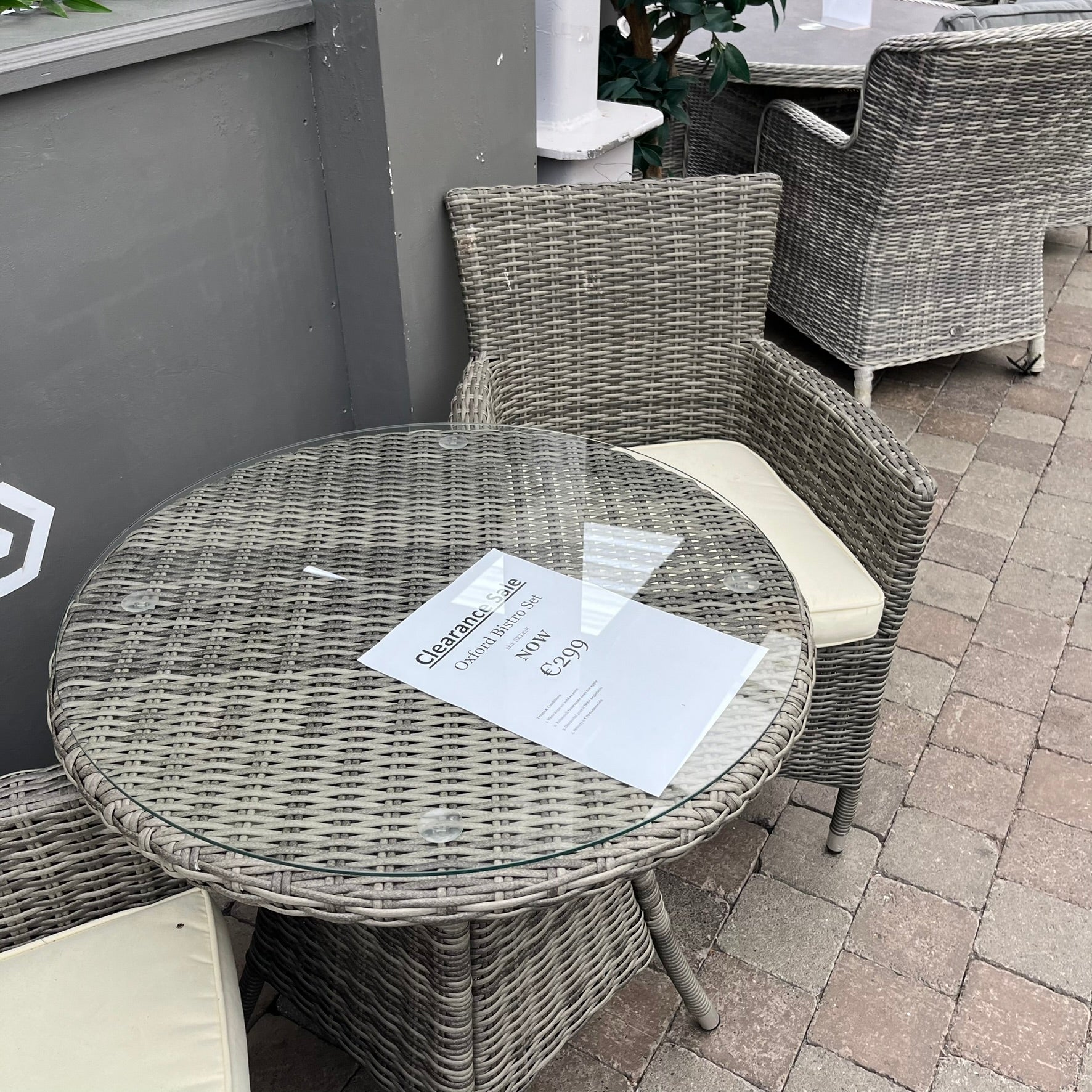 Oxford Bistro Set - Clearance