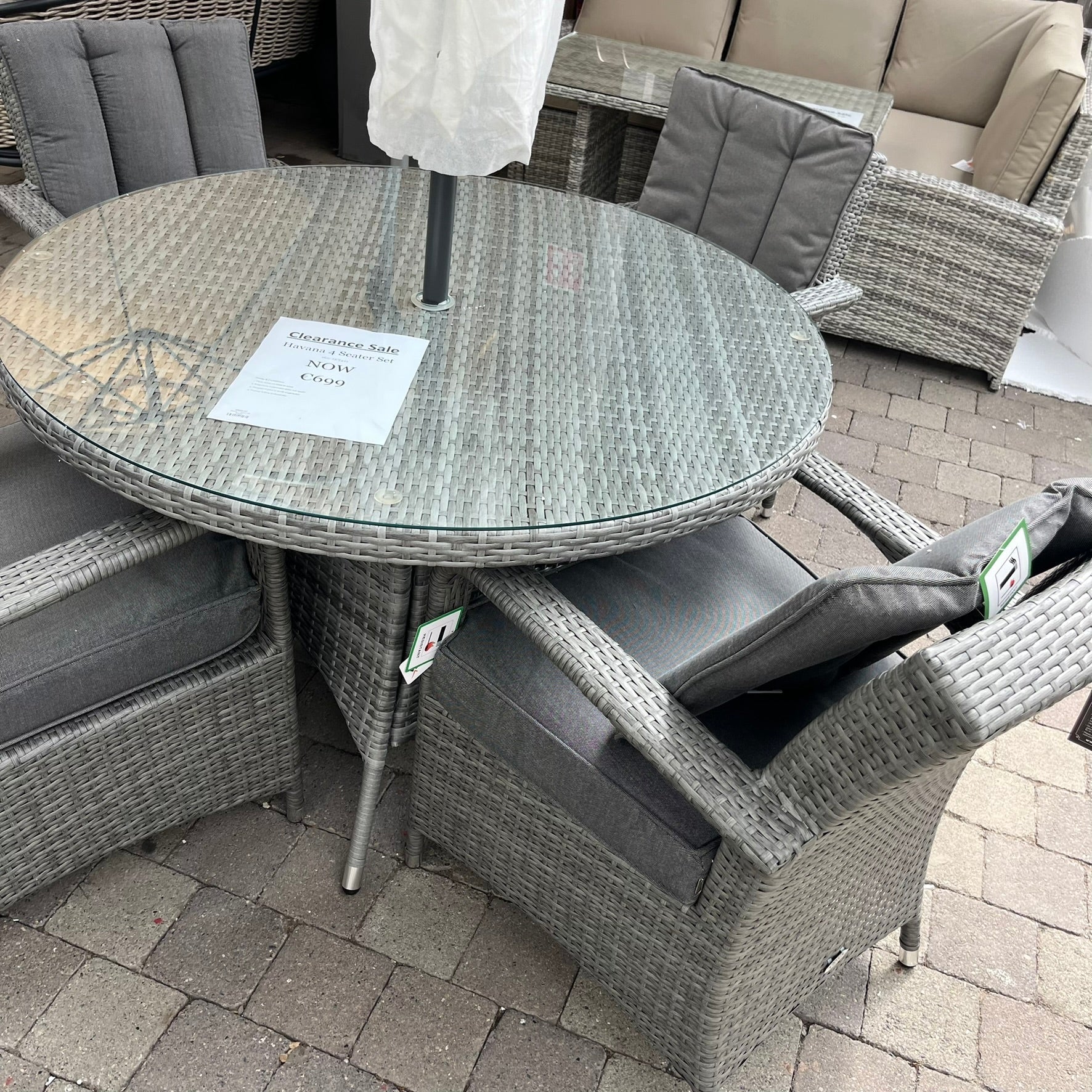 Havana 4 Seater Set - Clearance