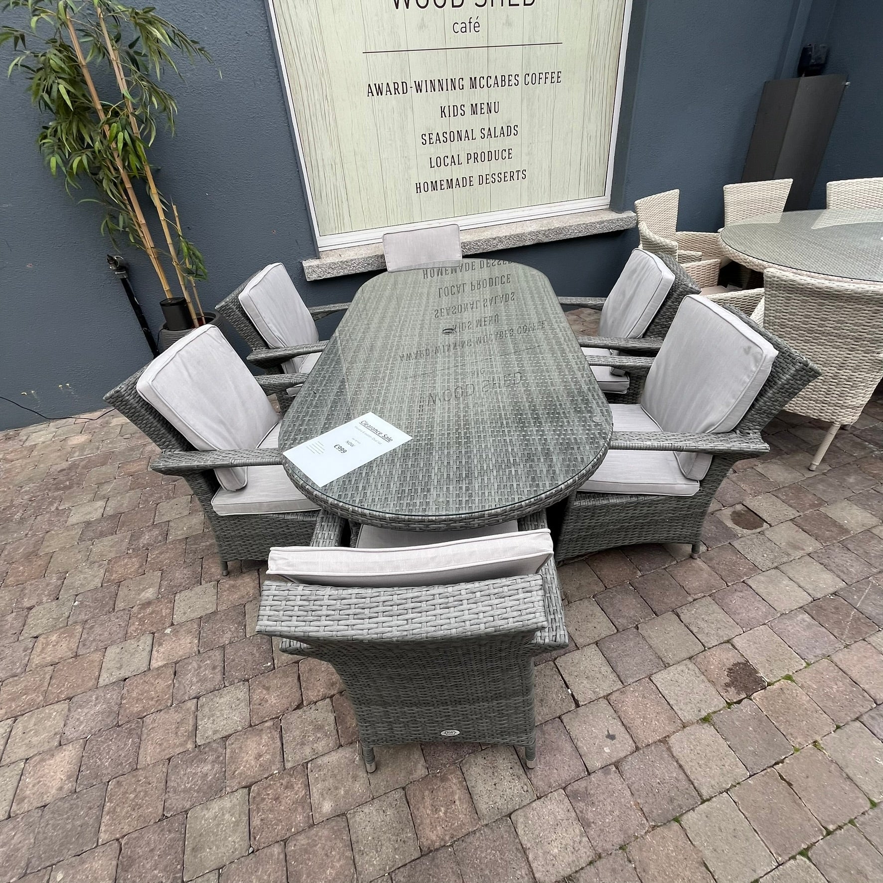 Havana 6 Seater Set (Oval) - Clearance