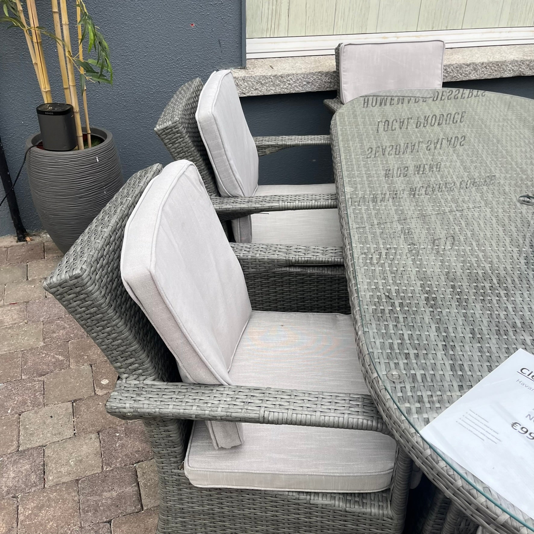 Havana 6 Seater Set (Oval) - Clearance