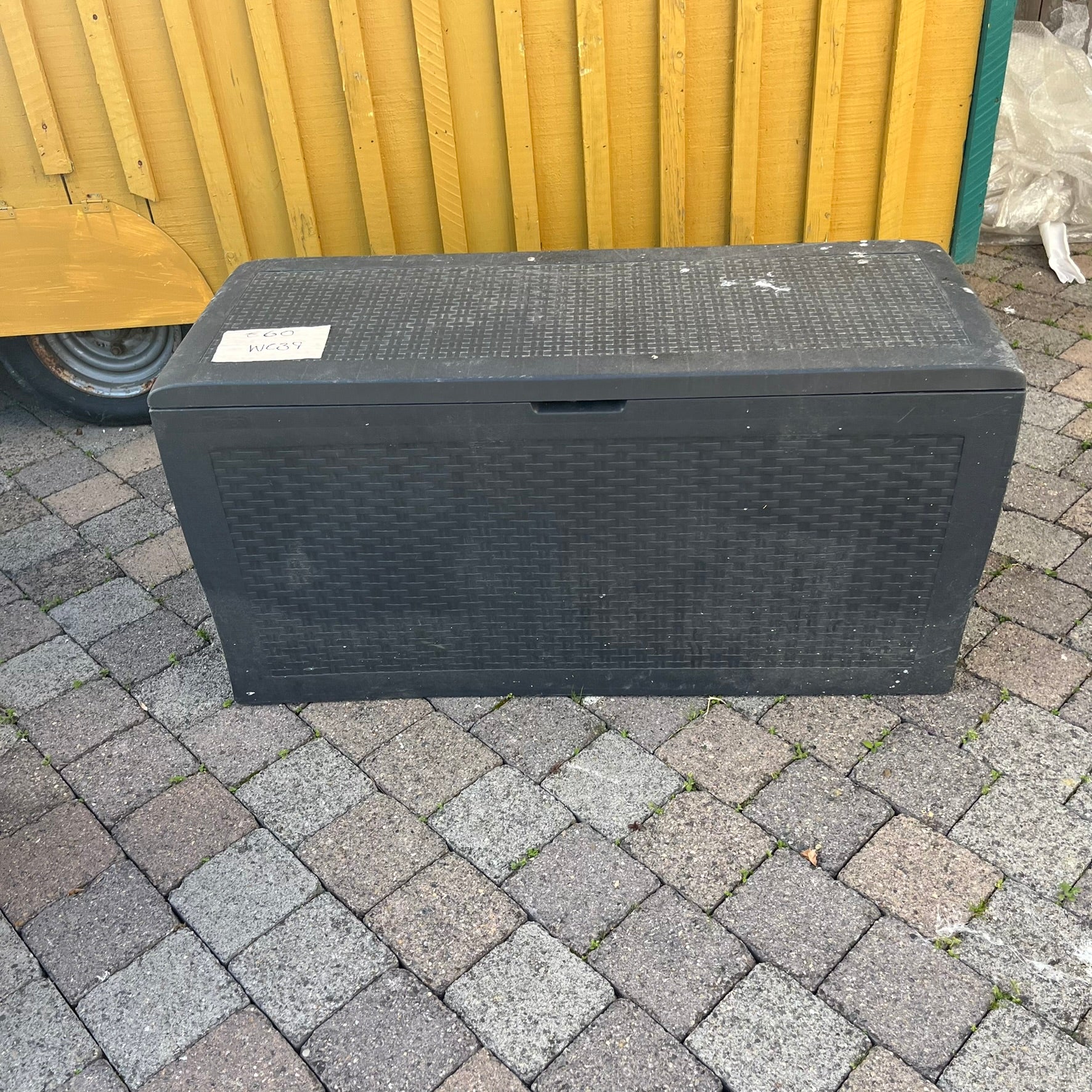 Plastic Storage Box - Grey - Clearance