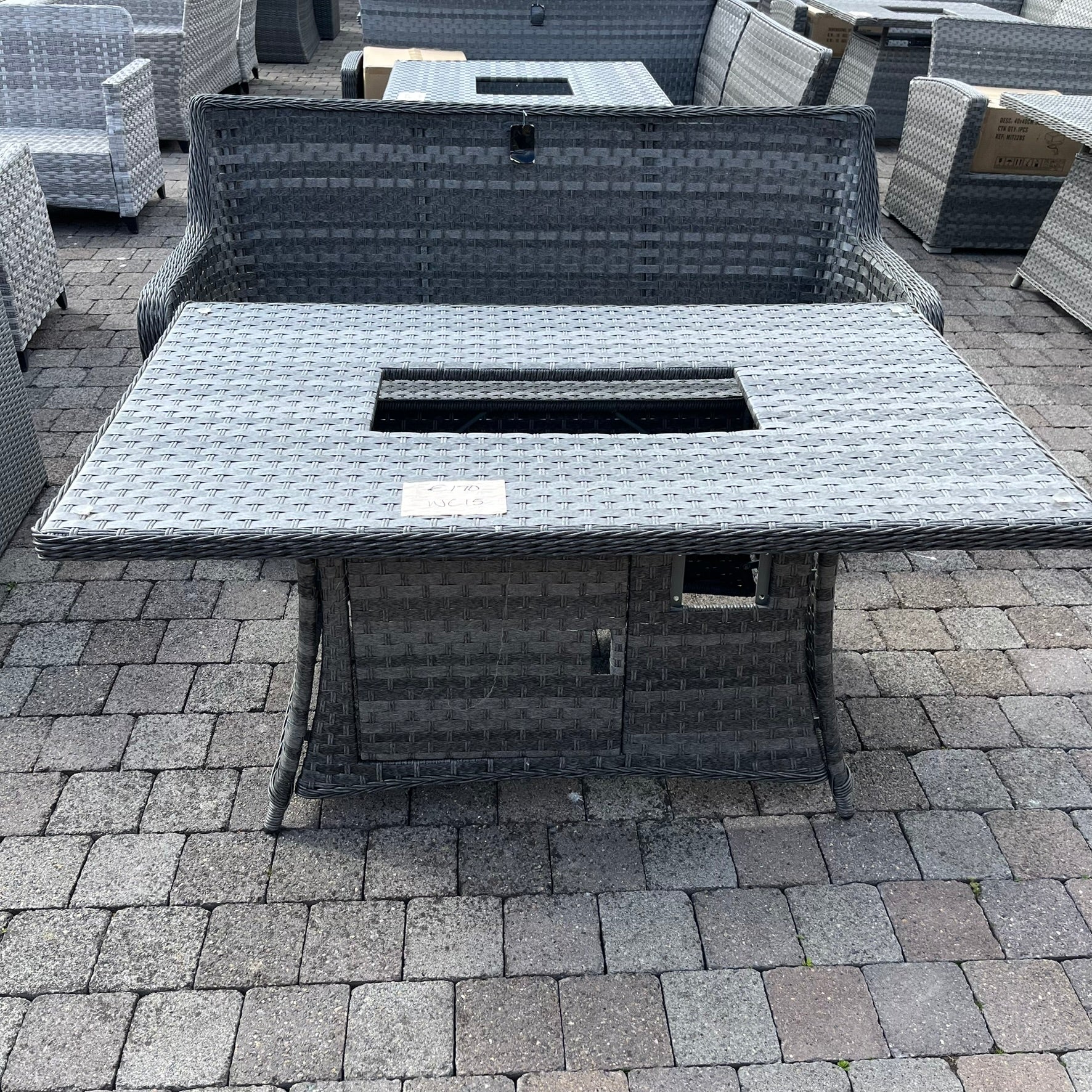 Boston 3 Seater Table and Sofa - Clearance