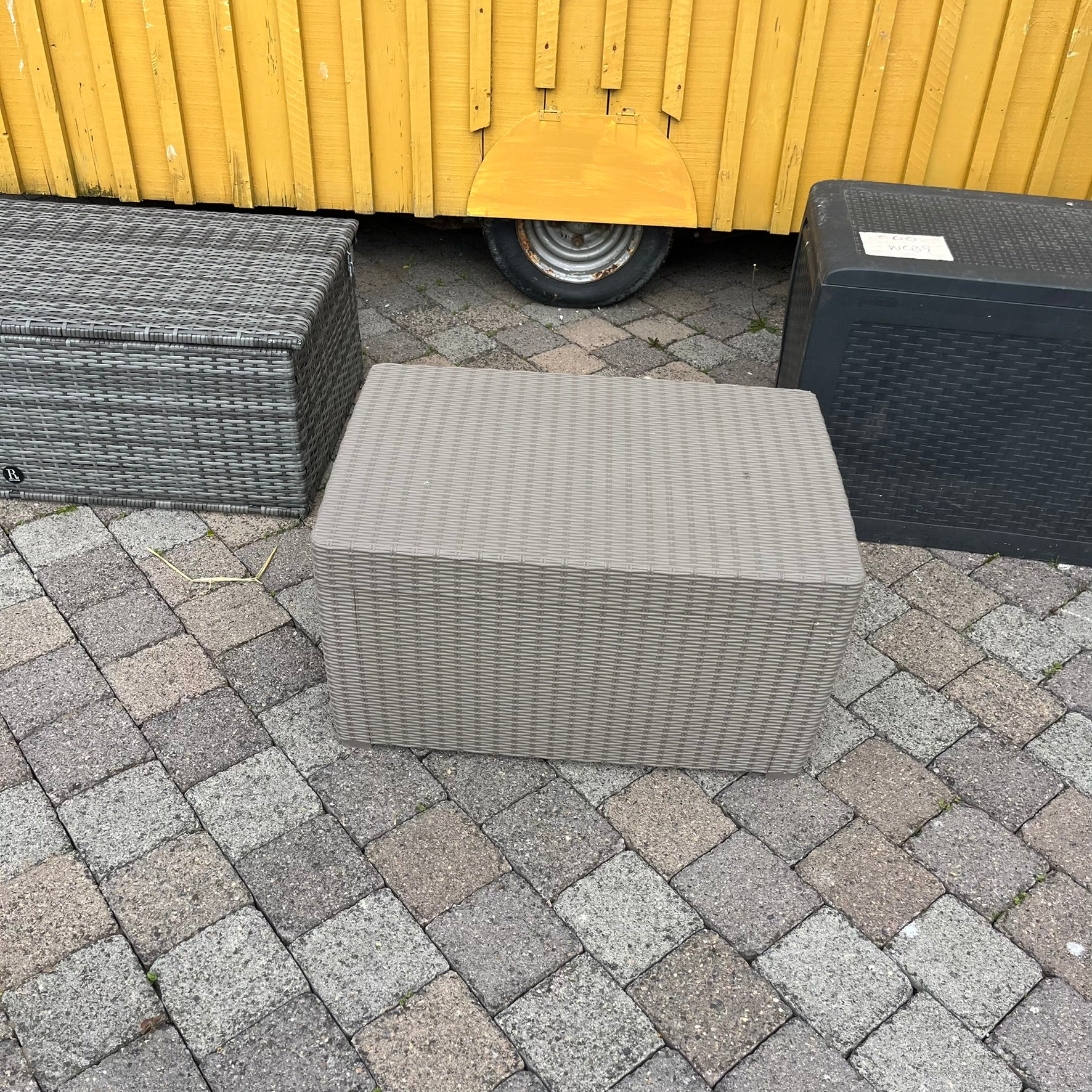 Plastic Storage Box - Grey - Clearance