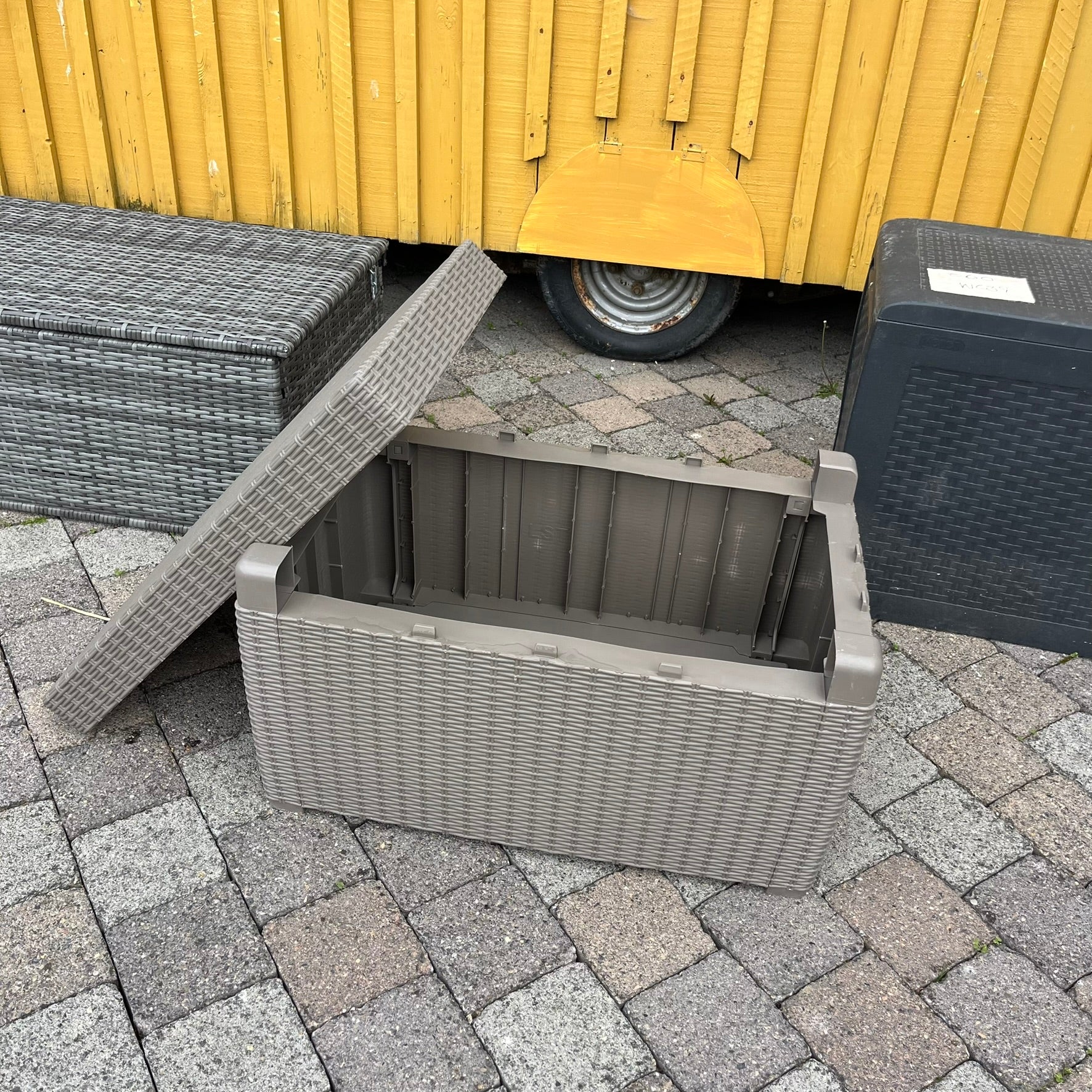 Plastic Storage Box - Grey - Clearance