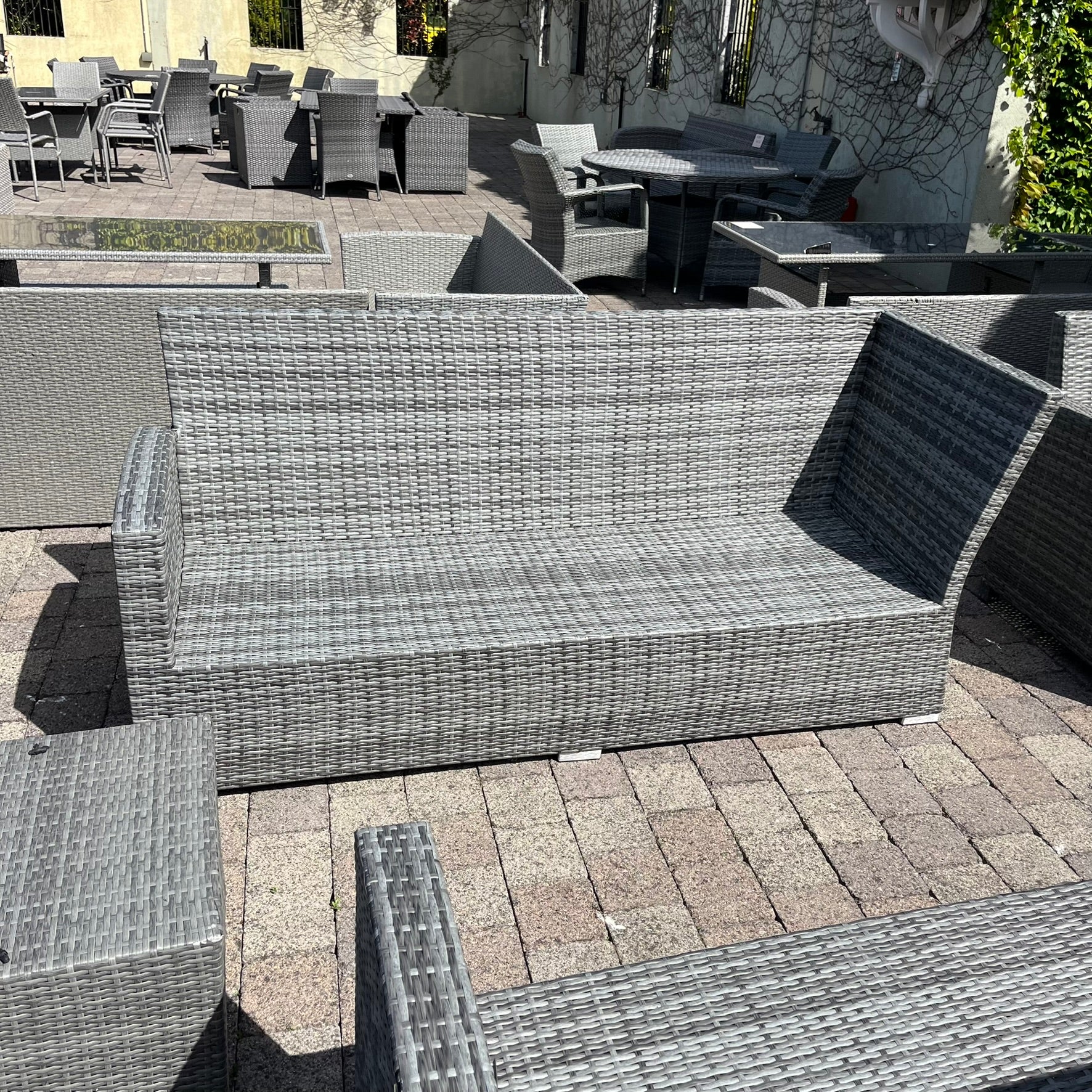 Oxford Corner Sofa & Footstool- Clearance