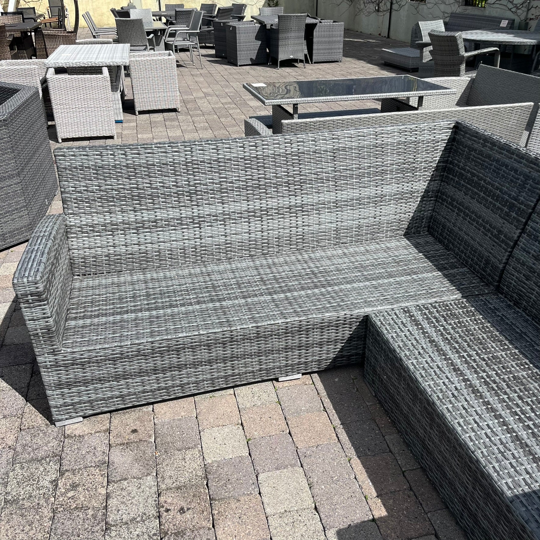 Oxford Corner Sofa & Footstool- Clearance