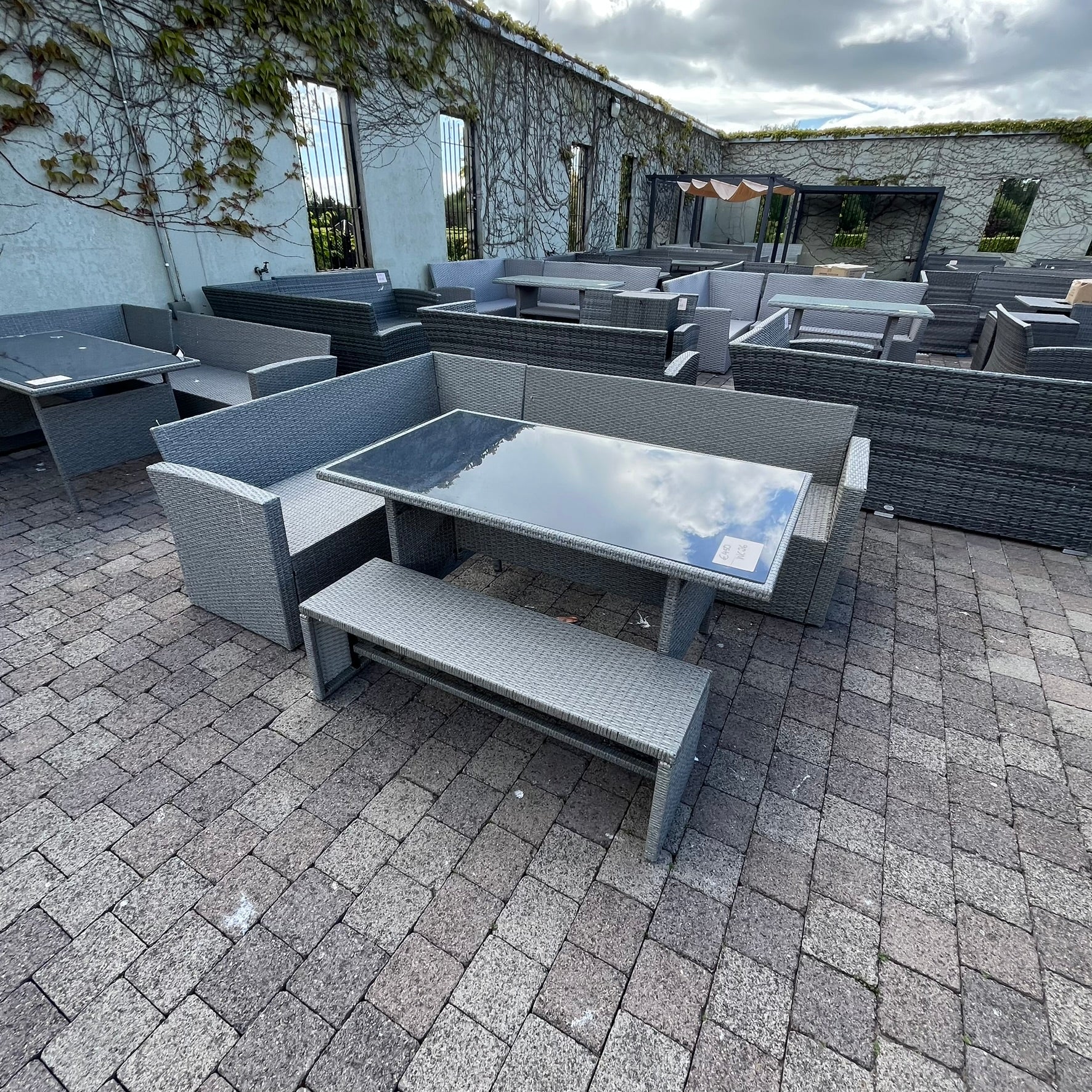 California Casual Dining Set (Grey) - Clearance