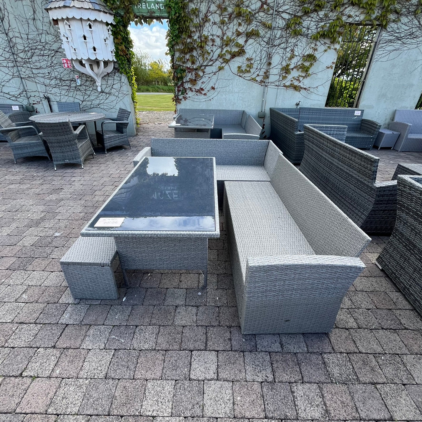 California Casual Dining Set (Grey) - Clearance
